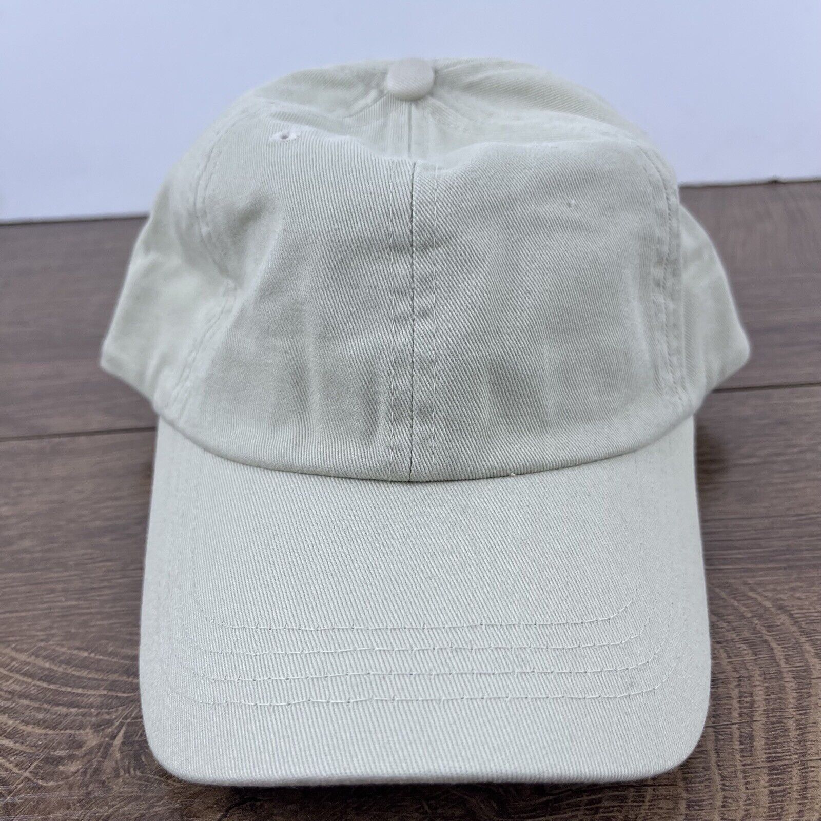 Other Plain Tan Hat Brown Adjustable Hat Tan Adult Size Hat Size ONE SIZE - 4 Thumbnail