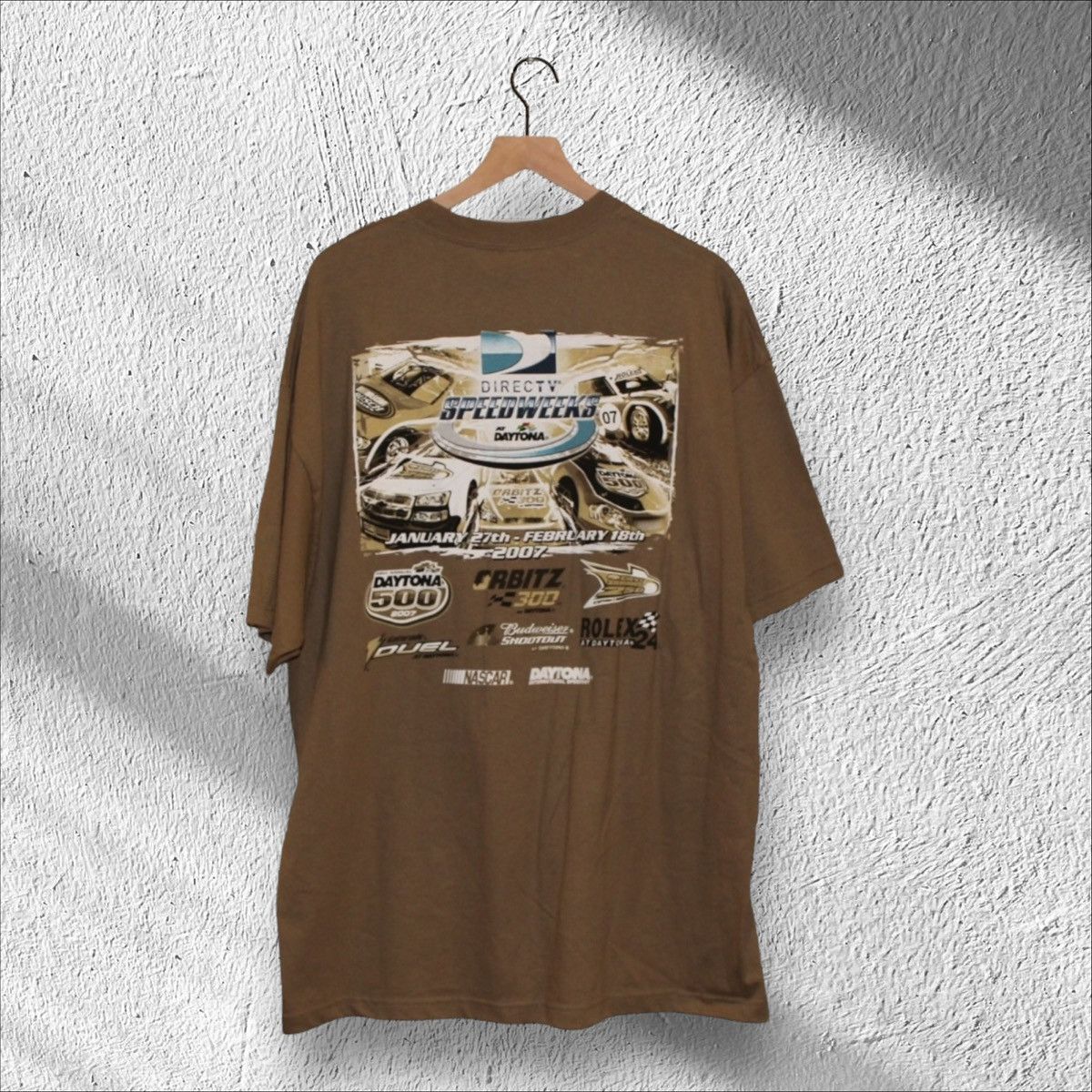Vintage Vintage 2007 Daytona Speedway NASCAR Racing Shirt 2XL Size US XXL / EU 58 / 5 - 2 Thumbnail