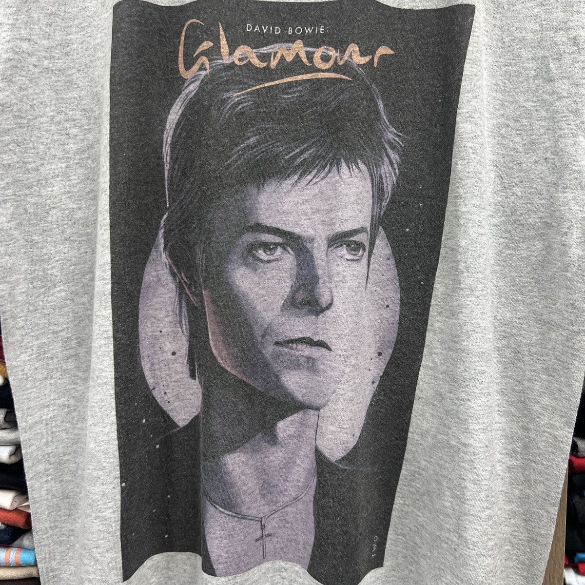 Band Tees VTG BOWIE GLAMOUR TEE Size US L / EU 52-54 / 3 - 2 Thumbnail