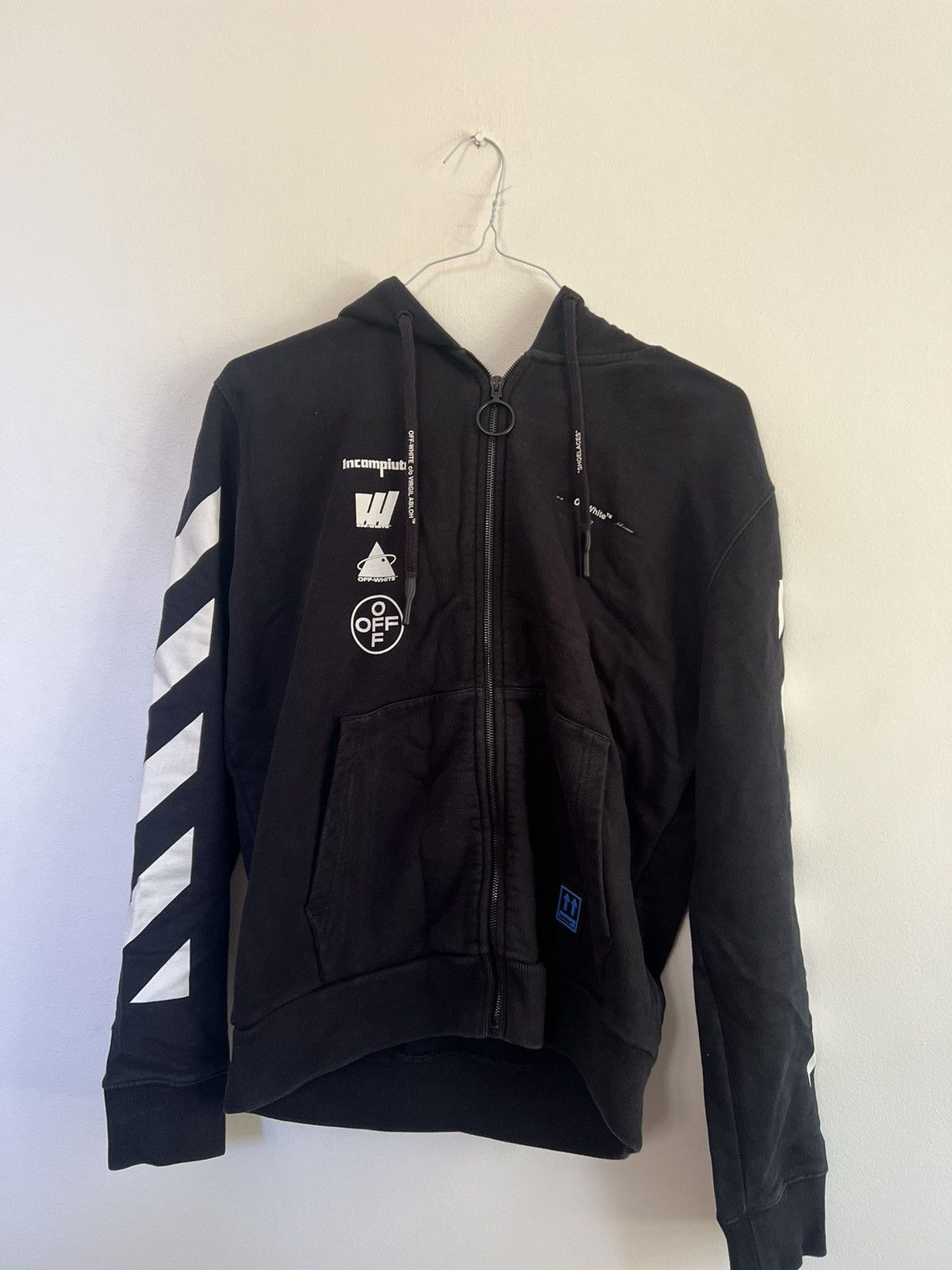 Off-White Off white Mariana Da Silva zip up sweatshirt Size US S / EU 44-46 / 1 - 2 Thumbnail