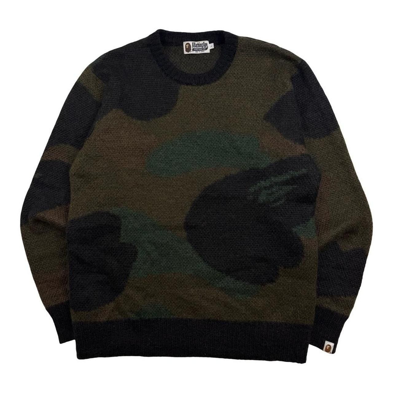 Bape Bape Giant 1st Camo Mohair Knit - Medium Size US M / EU 48-50 / 2 - 1 Thumbnail