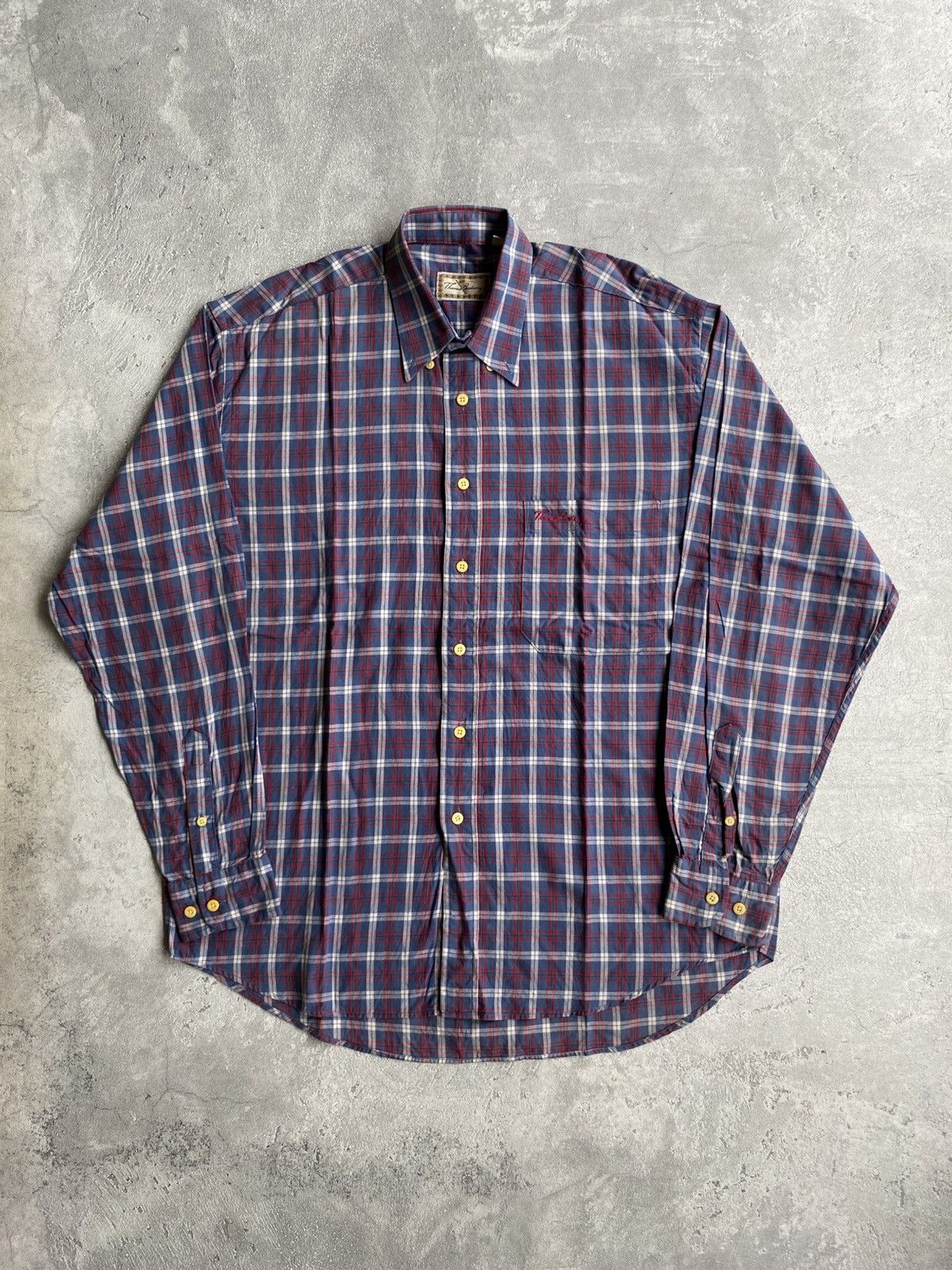 Burberry Vintage Thomas Burberry Shirt Size US L / EU 52-54 / 3 - 1 Thumbnail