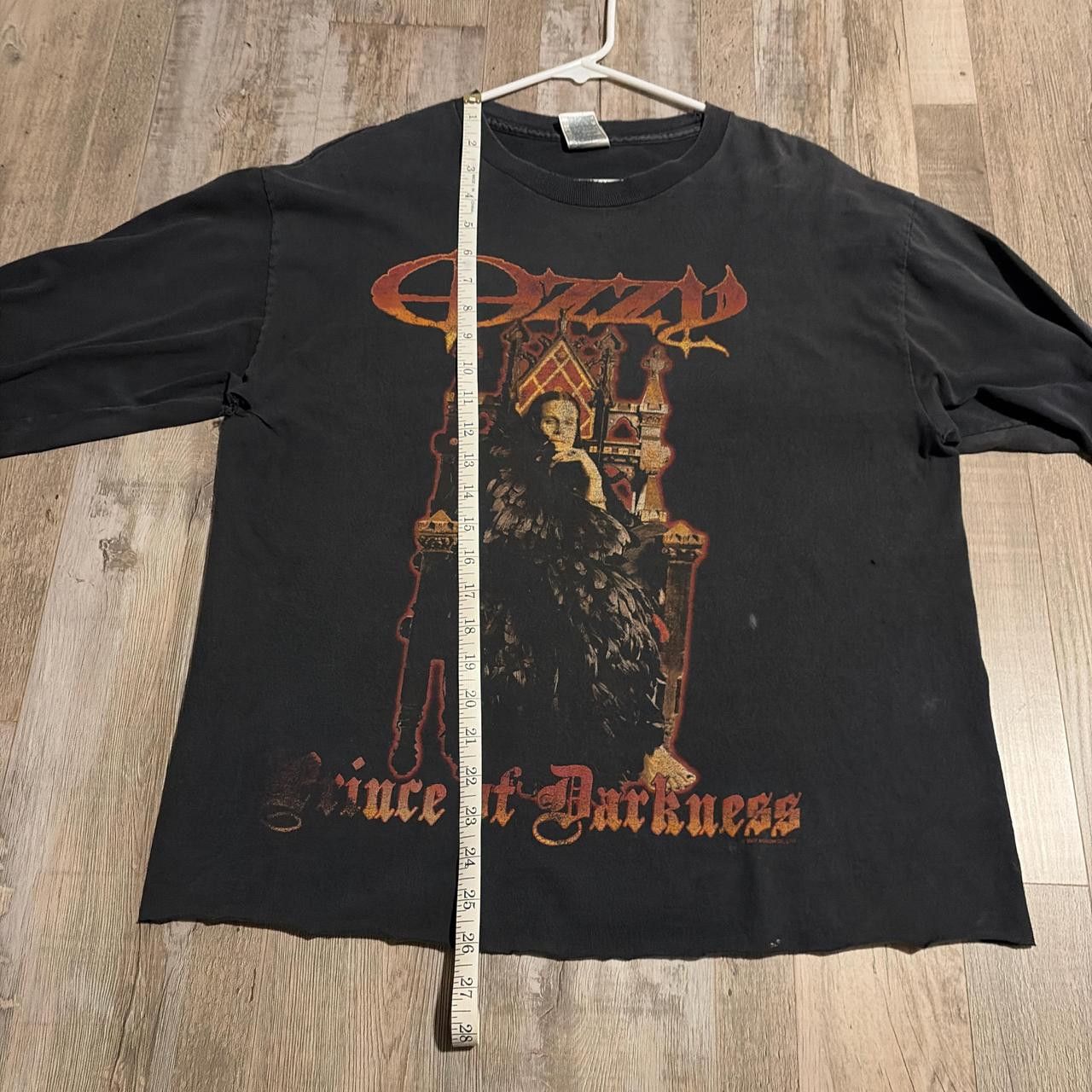 Ozzy Osbourne 90s-00s Vintage Ozzy Osbourne Prince of Darkness Longsleeve Size US L / EU 52-54 / 3 - 4 Thumbnail