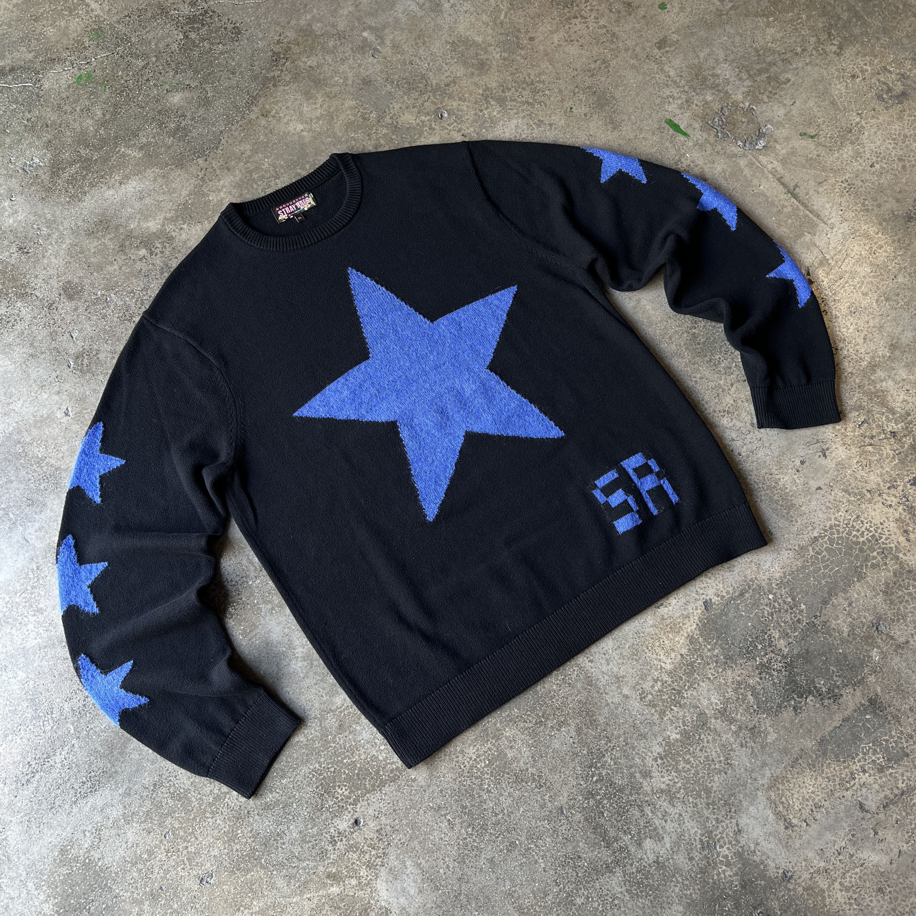 Stray Rats Stray Rats Mohair Stars Sweater Billy Corgan Inspo Size US XL / EU 56 / 4 - 2 Thumbnail