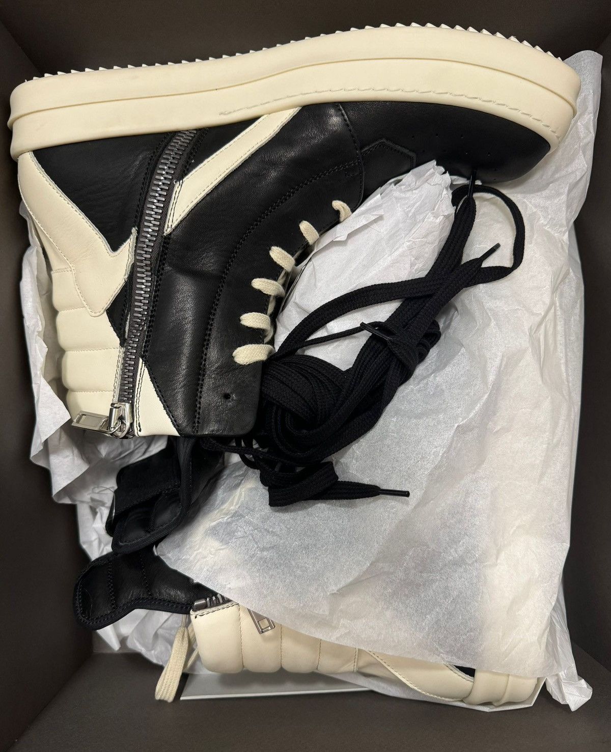Rick Owens Rick Owens Mainline OG Geobaskets Sz.43 Size US 10 / EU 43 - 9 Thumbnail