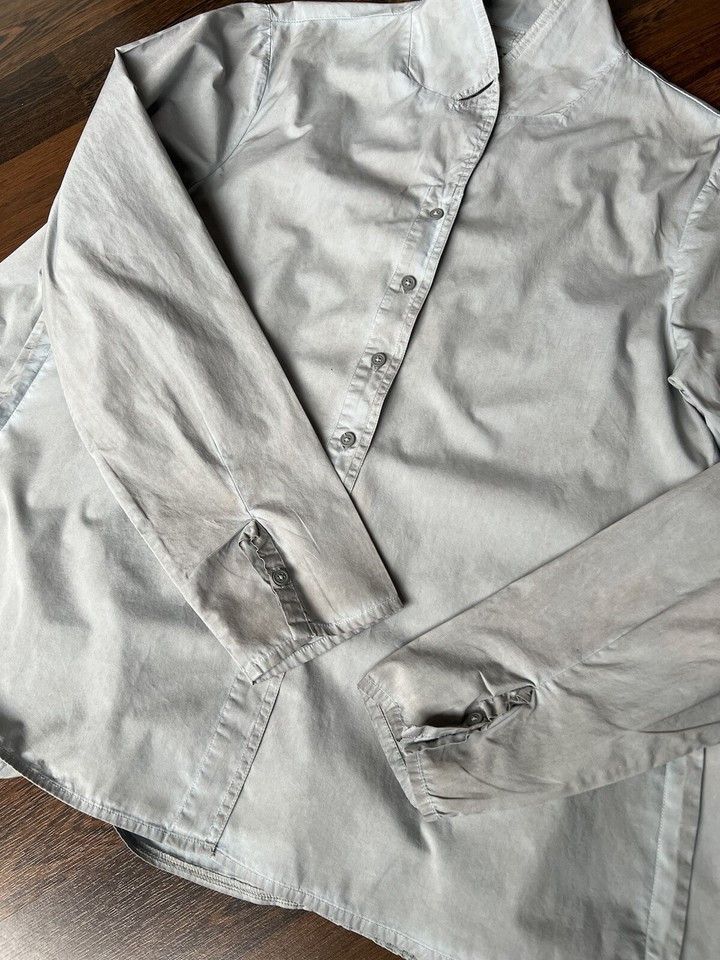 Rundholz Rundholz Woman's Shirt Blouse Cotton Gray Size L Size L / US 10 / IT 46 - 10 Thumbnail