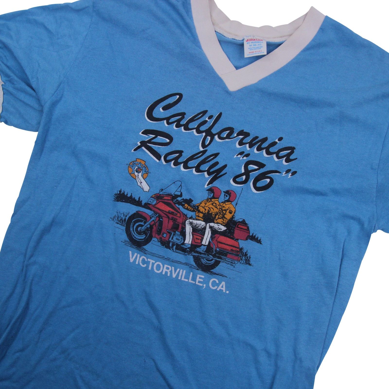 Vintage Vintage 1986 California Rally Graphic T Shirts Size US M / EU 48-50 / 2 - 2 Thumbnail