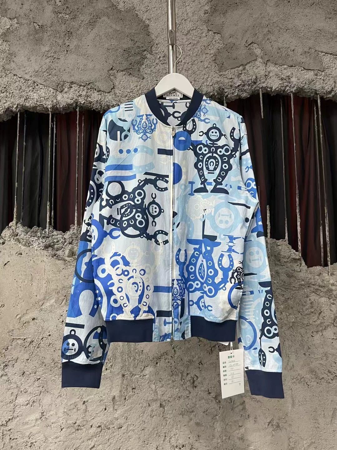 Hermes Hermes Robot Print Zip Jacket - dmc Size US S / EU 44-46 / 1 - 1 Thumbnail
