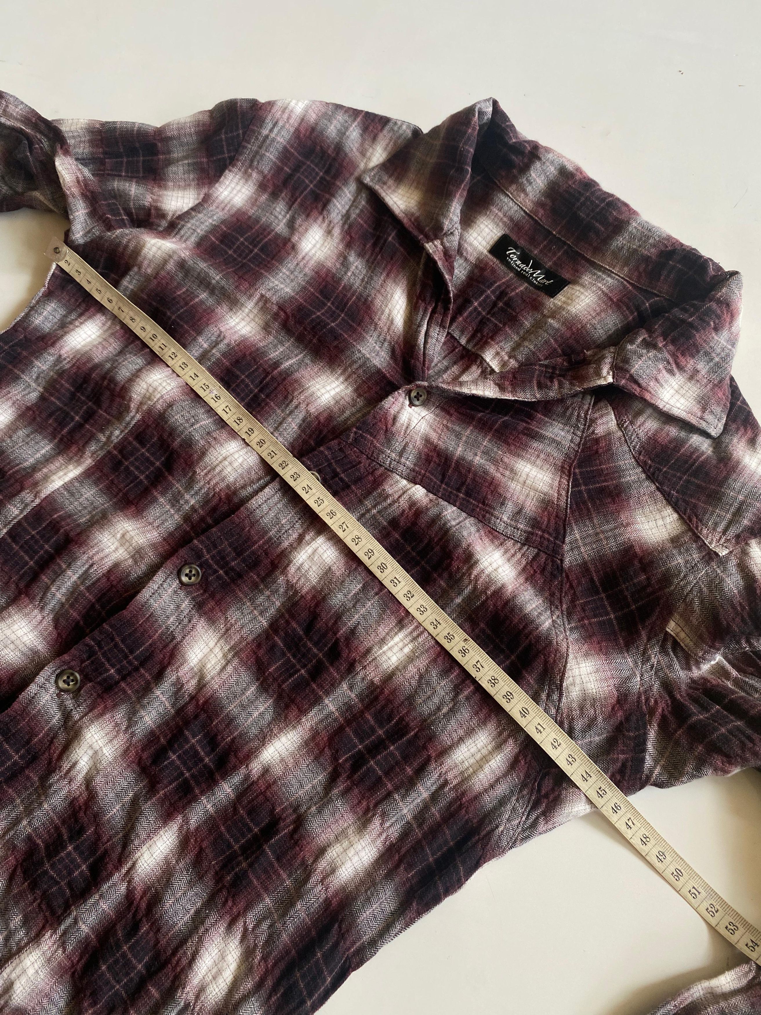 Tornado Mart Tornado Mart Wrinkle Shirt Size M / US 6-8 / IT 42-44 - 2 Thumbnail