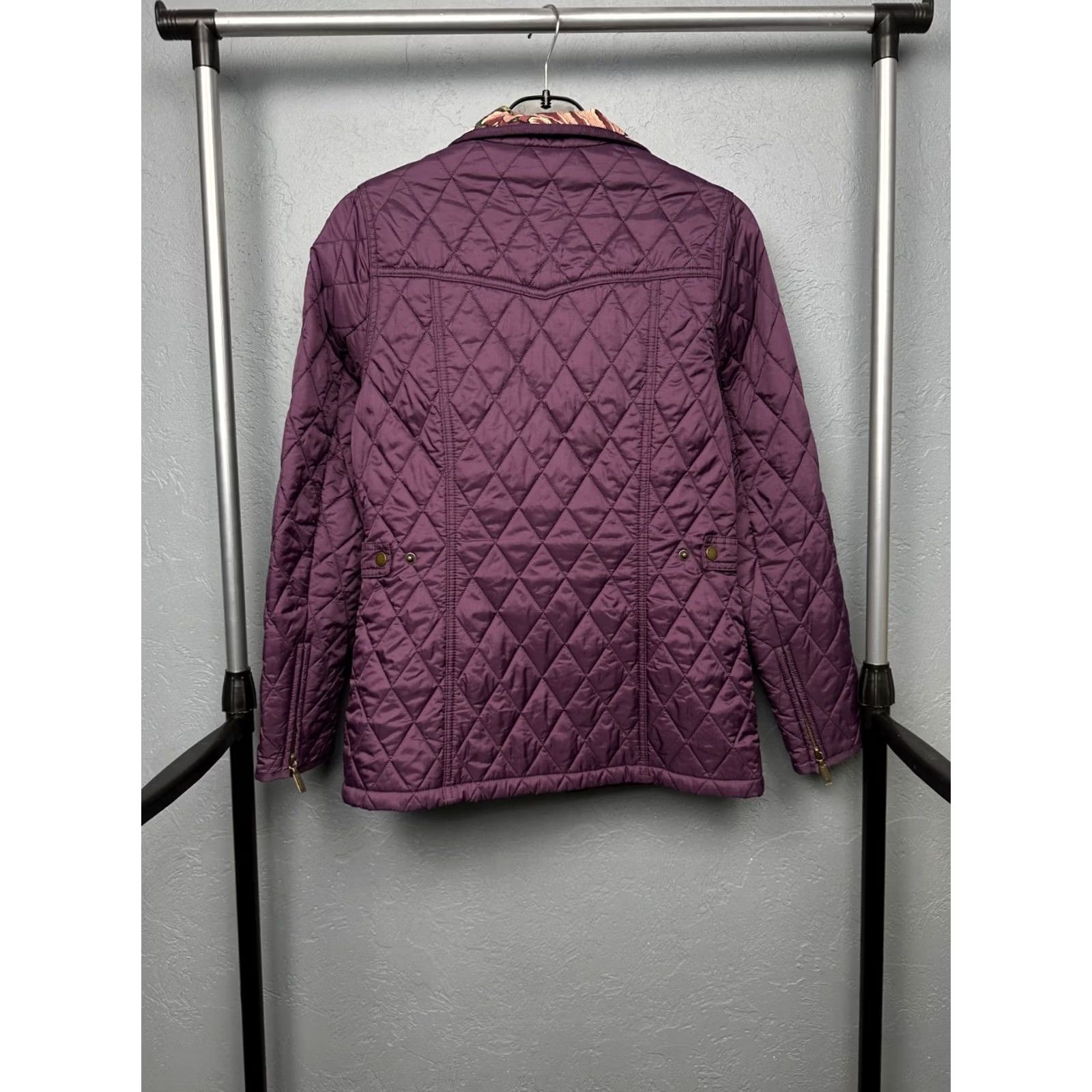 Barbour VINTAGE Barbour Ruskin Quilted Jacket Womens Barbour William Morris Jacket UK 8 QS Size S / US 4 / IT 40 - 8 Thumbnail
