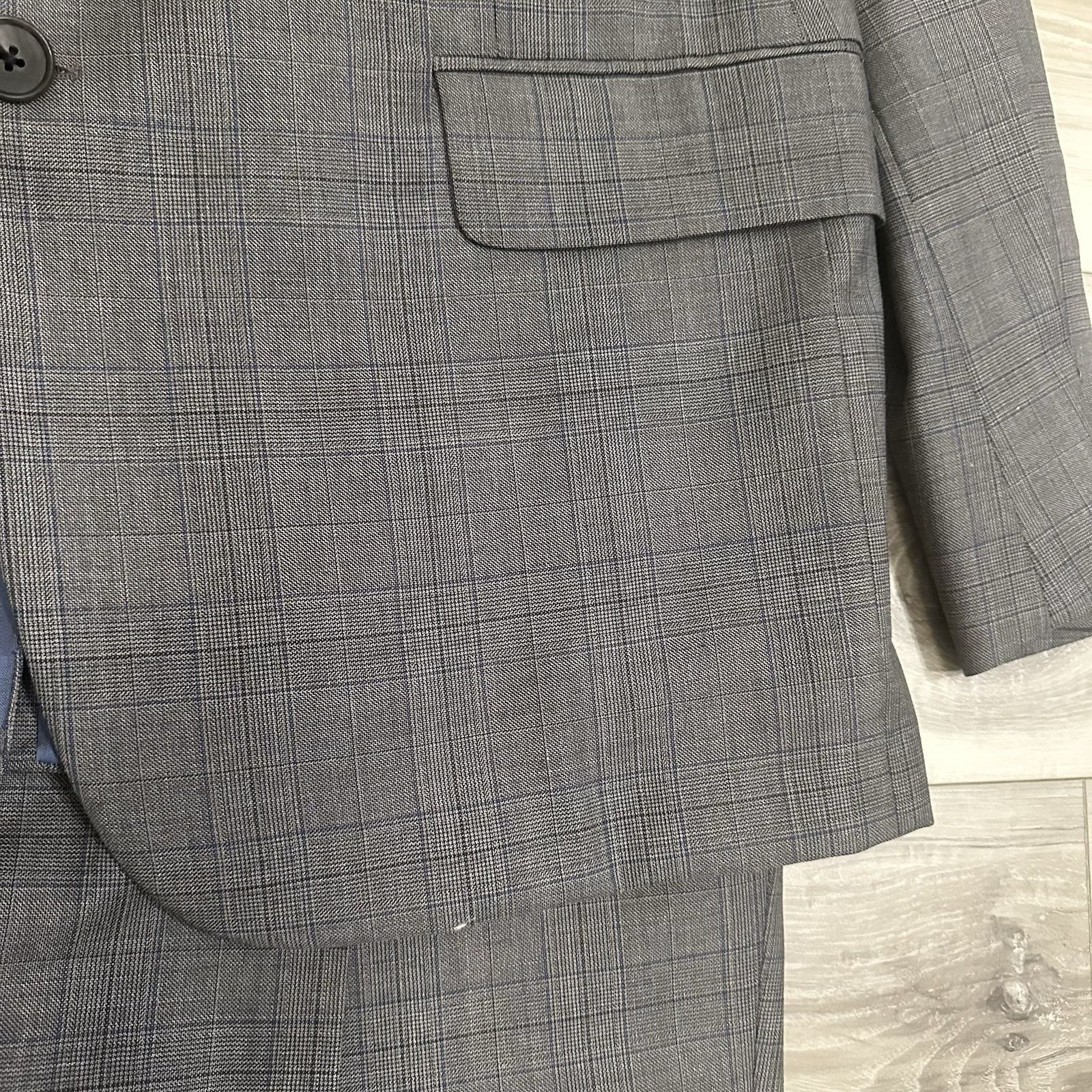 Hickey Freeman Hickey Freeman Loro Piana Suit Men’s 42R Tasmanian Super 130 Size 42R - 8 Thumbnail