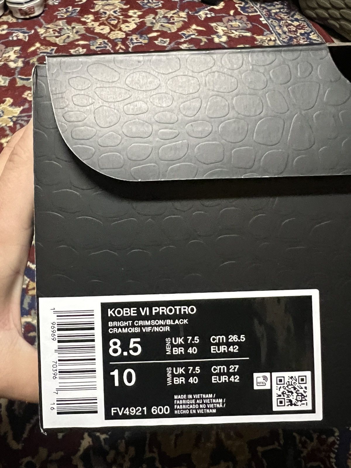 Nike Kobe 6 Protro “ reverse grinches” Size US 8.5 / EU 41-42 - 6 Thumbnail