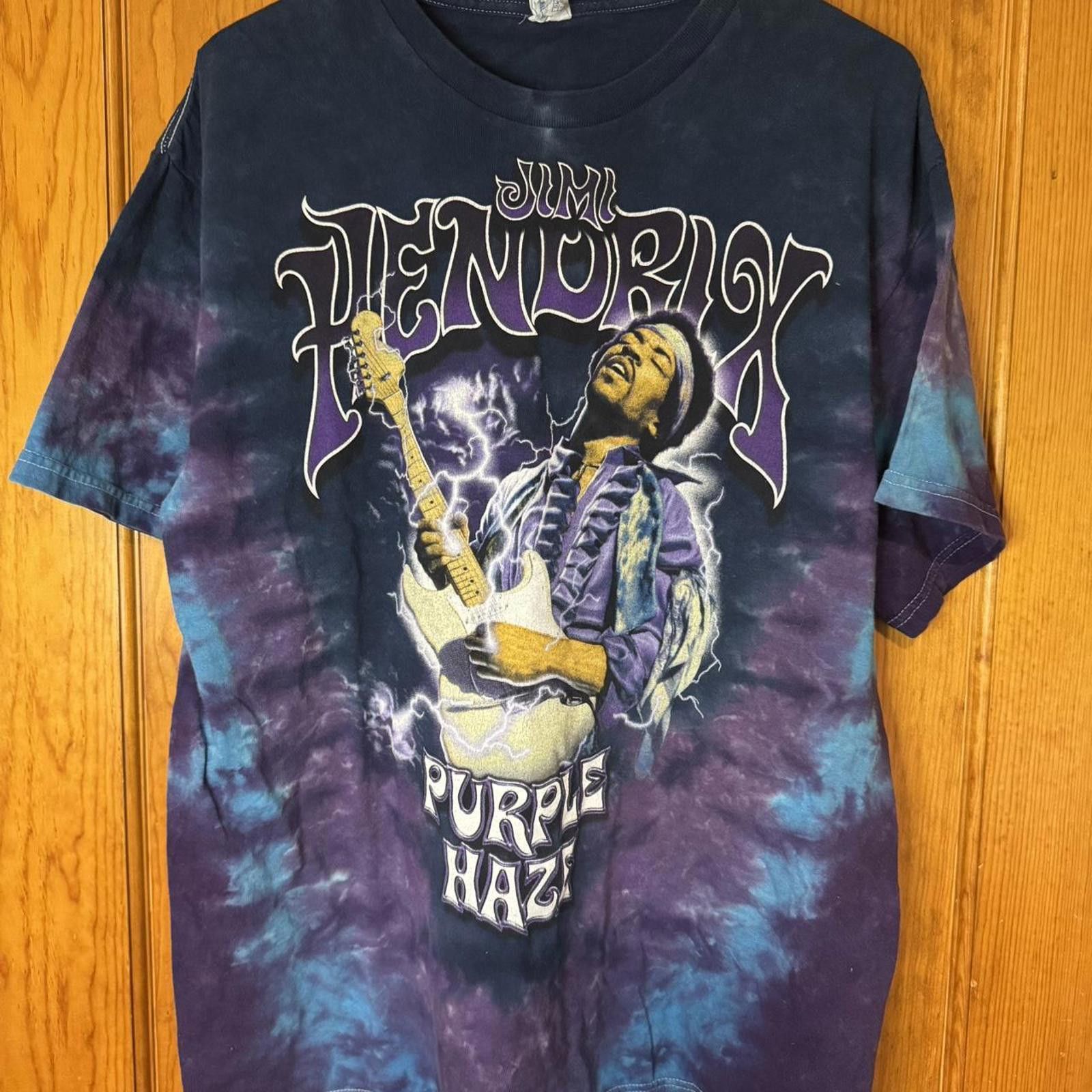 Other Purple tie-dye Jimi Hendrix tee Size US XL / EU 56 / 4 - 1 Thumbnail