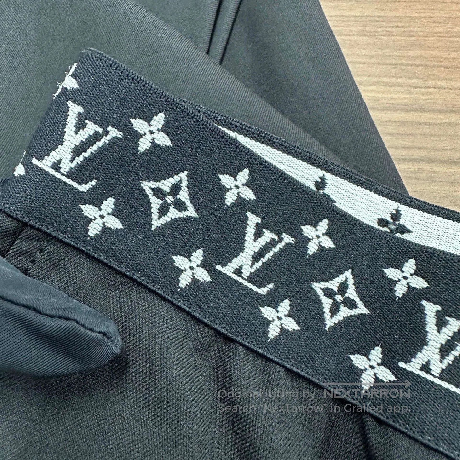 Louis Vuitton LV Black Logo Waist Casual Pants. Size US 26 / EU 42 - 3 Thumbnail