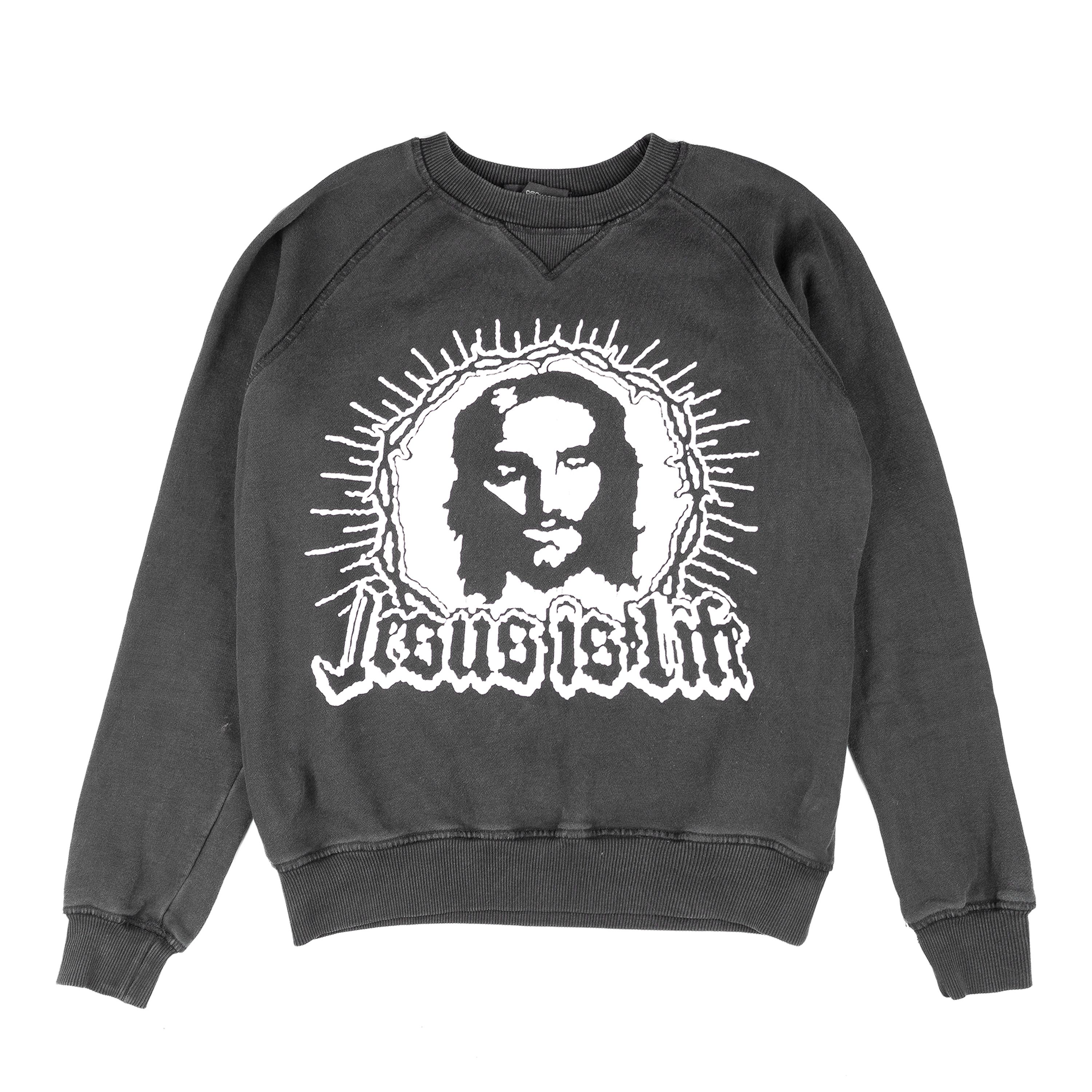 Dsquared2 DSQUARED2 “Jesus Is Life” Vintage Black Sweatshirt (M) Size US M / EU 48-50 / 2 - 1 Thumbnail