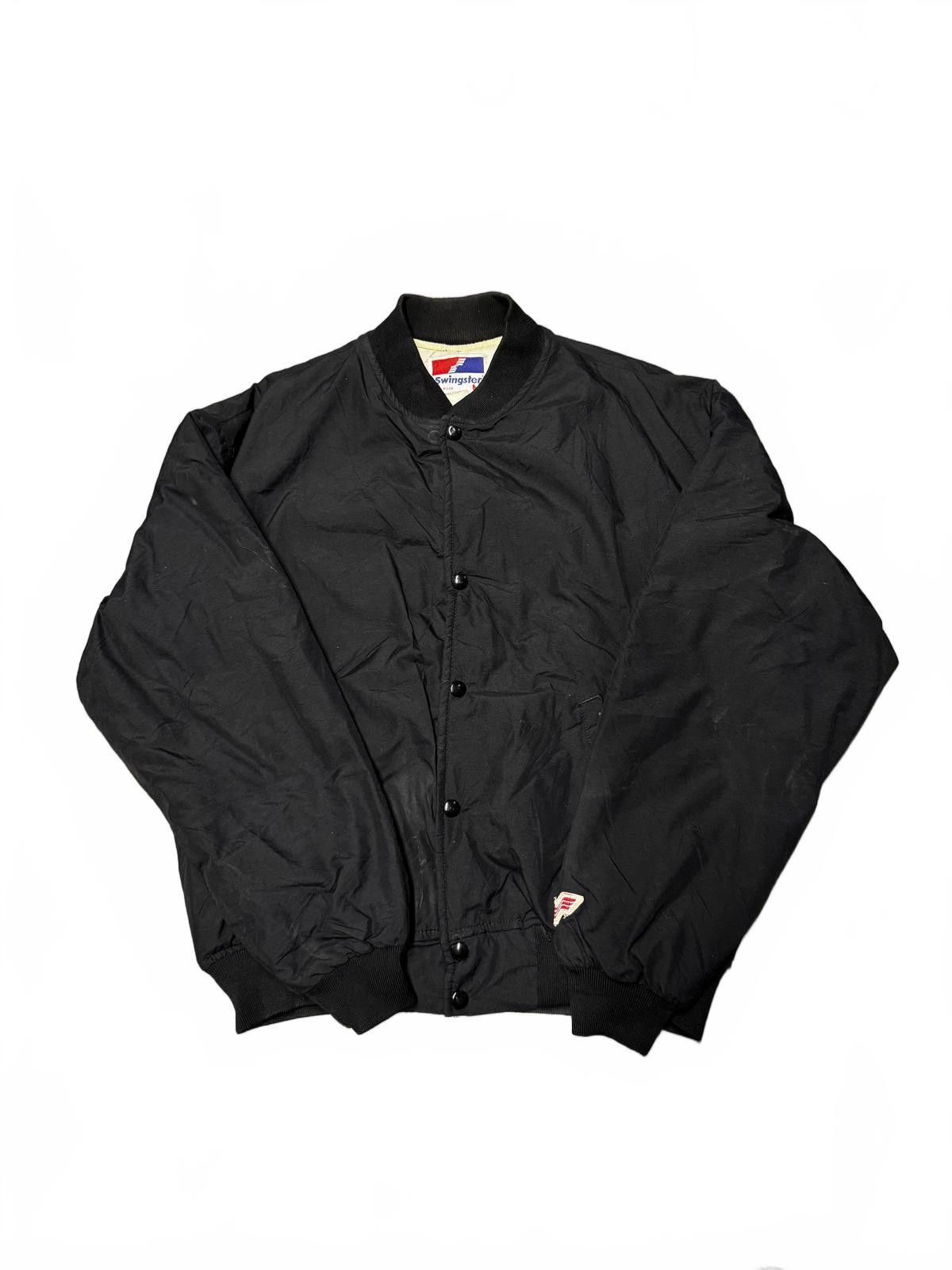 Swingster Vintage Swingster Black Bomber Jacket Size US M / EU 48-50 / 2 - 2 Thumbnail