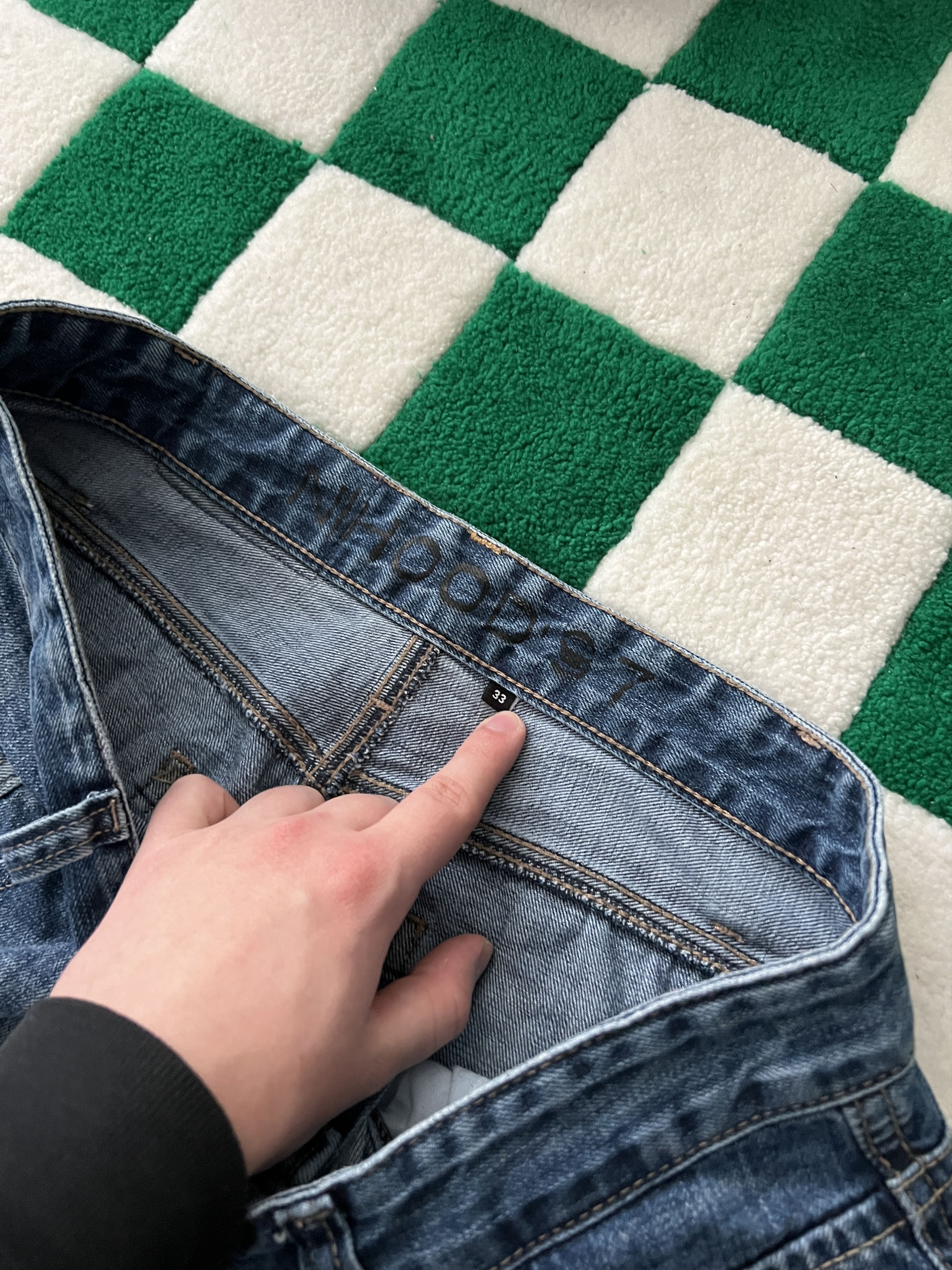 Japanese Brand Vintage Neighborhood True Denim Japanese Denim Jeans Size US 34 / EU 50 - 13 Thumbnail