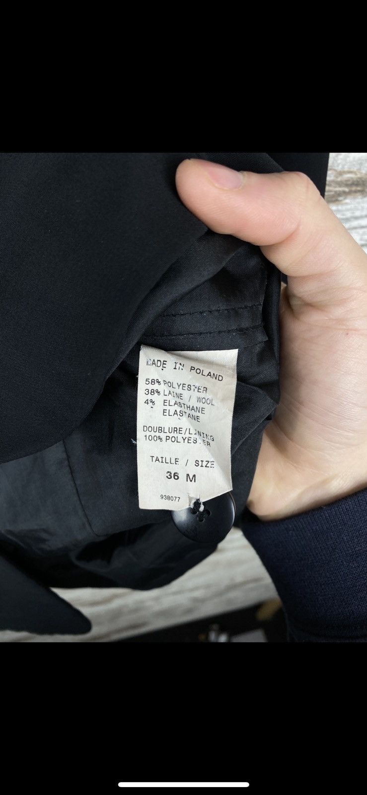 Vintage × Yves Saint Laurent Womens Vintage Yves Saint Laurent Wool Blazer Size S / US 4 / IT 40 - 8 Thumbnail