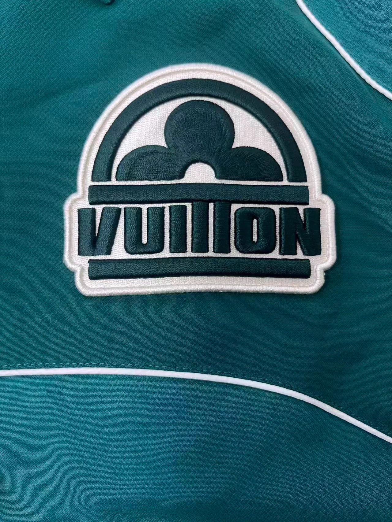 Louis Vuitton LOUIS VUITTON men's casual green 1-button jacket 52 Size US L / EU 52-54 / 3 - 3 Thumbnail
