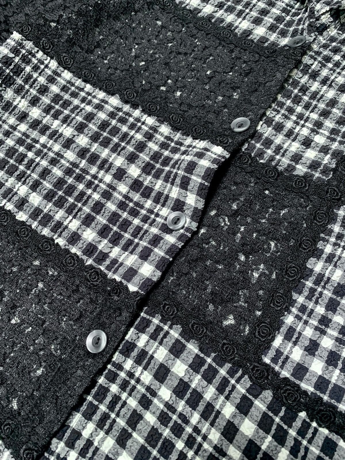 Issey Miyake Plantation Patchwork Brocade Shirt Size US XS / EU 42 / 0 - 4 Thumbnail