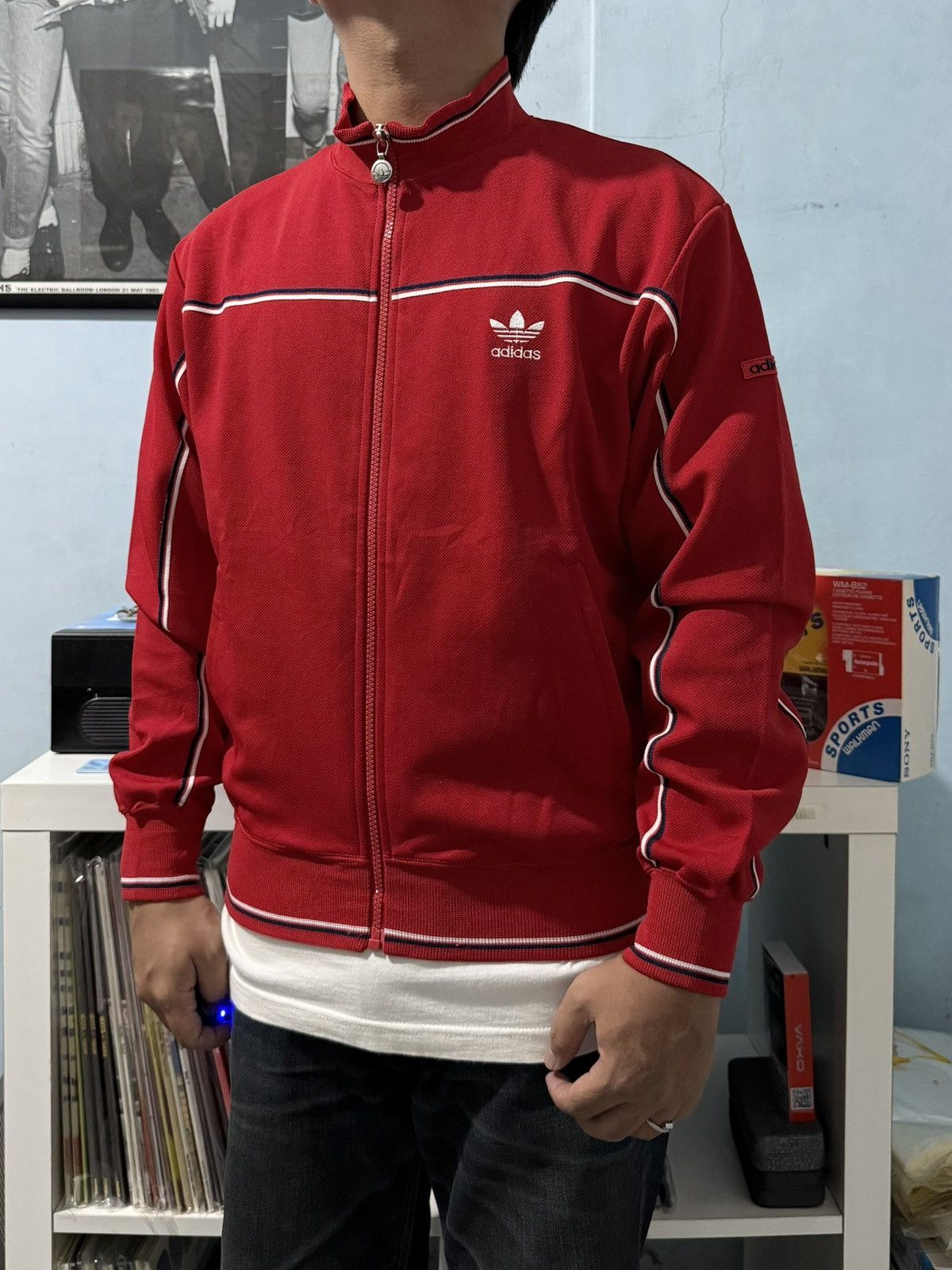 Adidas Vintage adidas w.germany by descente track top Size US S / EU 44-46 / 1 - 13 Thumbnail