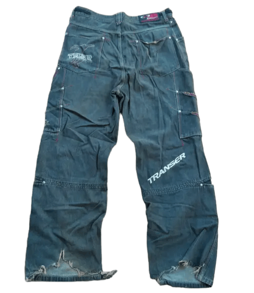 Japanese Brand ❤FINAL DROP❤FADED BAGGY MULTIPOCKET CARGO PANTS Size US 34 / EU 50 - 1 Thumbnail