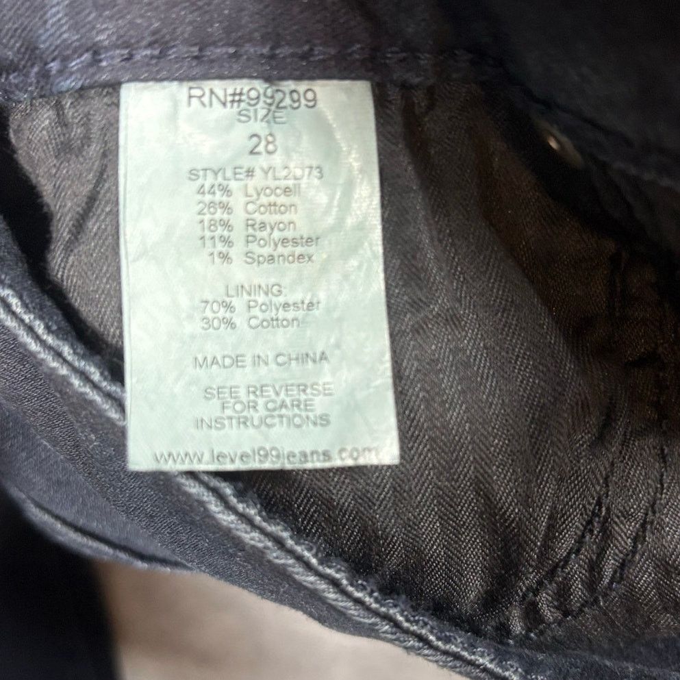 Other Level 99 Bootcut Jeans Mid Rise Stretch Flare Denim #0513 Size 28" / US 6 / IT 42 - 4 Thumbnail