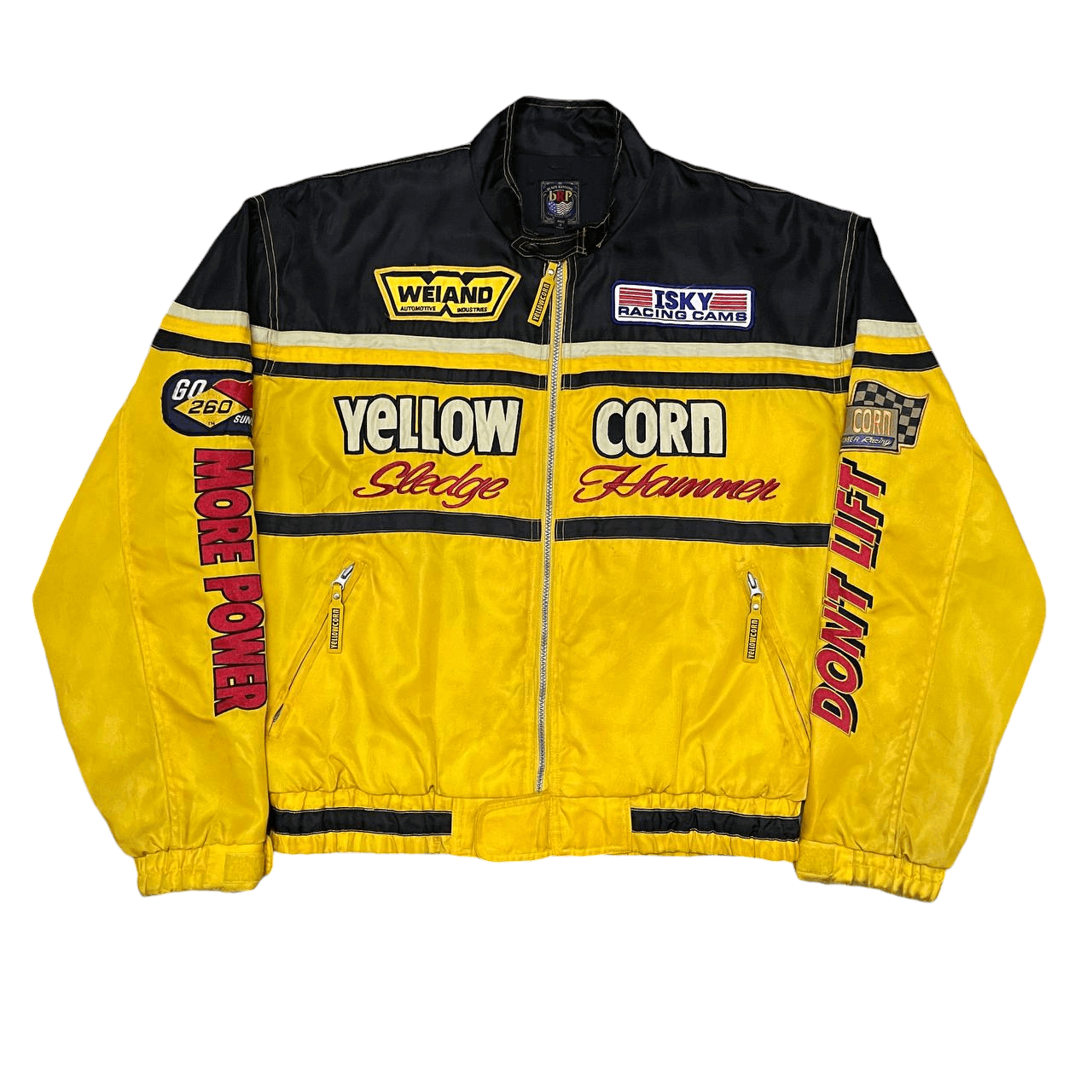 YELLOW CORN Vintage 90's Yellow Corn Racing Jacket ISKY Issey Skyline ...