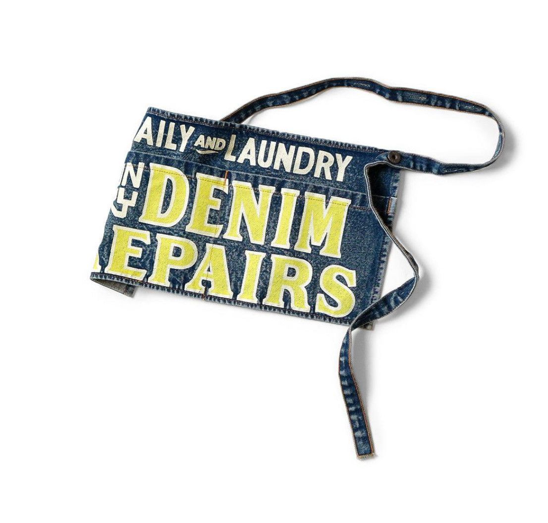 Kapital Kapital Denim Repairs Apron 13oz Indigo Short Apron Size ONE SIZE - 2 Thumbnail