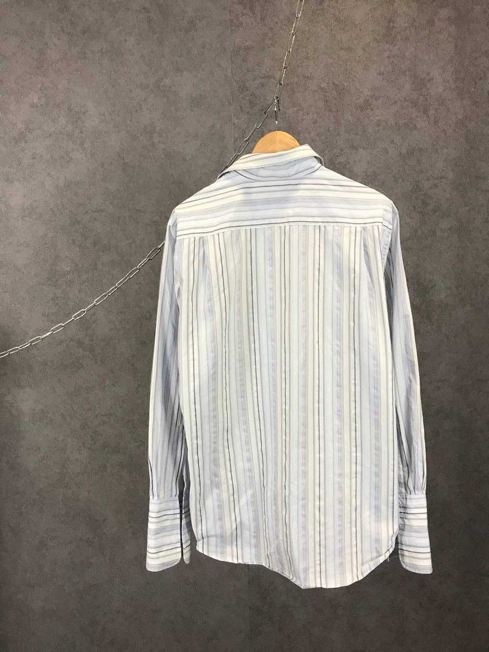 Balmain Balmain Homme vintage designer striped shirt Size US XL / EU 56 / 4 - 7 Thumbnail