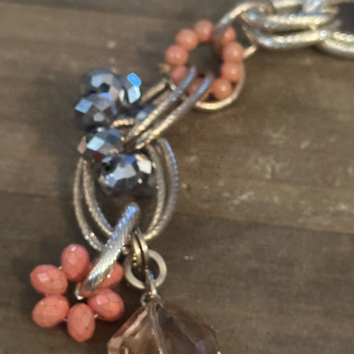 Other Chunky link woven crystal dangles necklace Size ONE SIZE - 7 Thumbnail