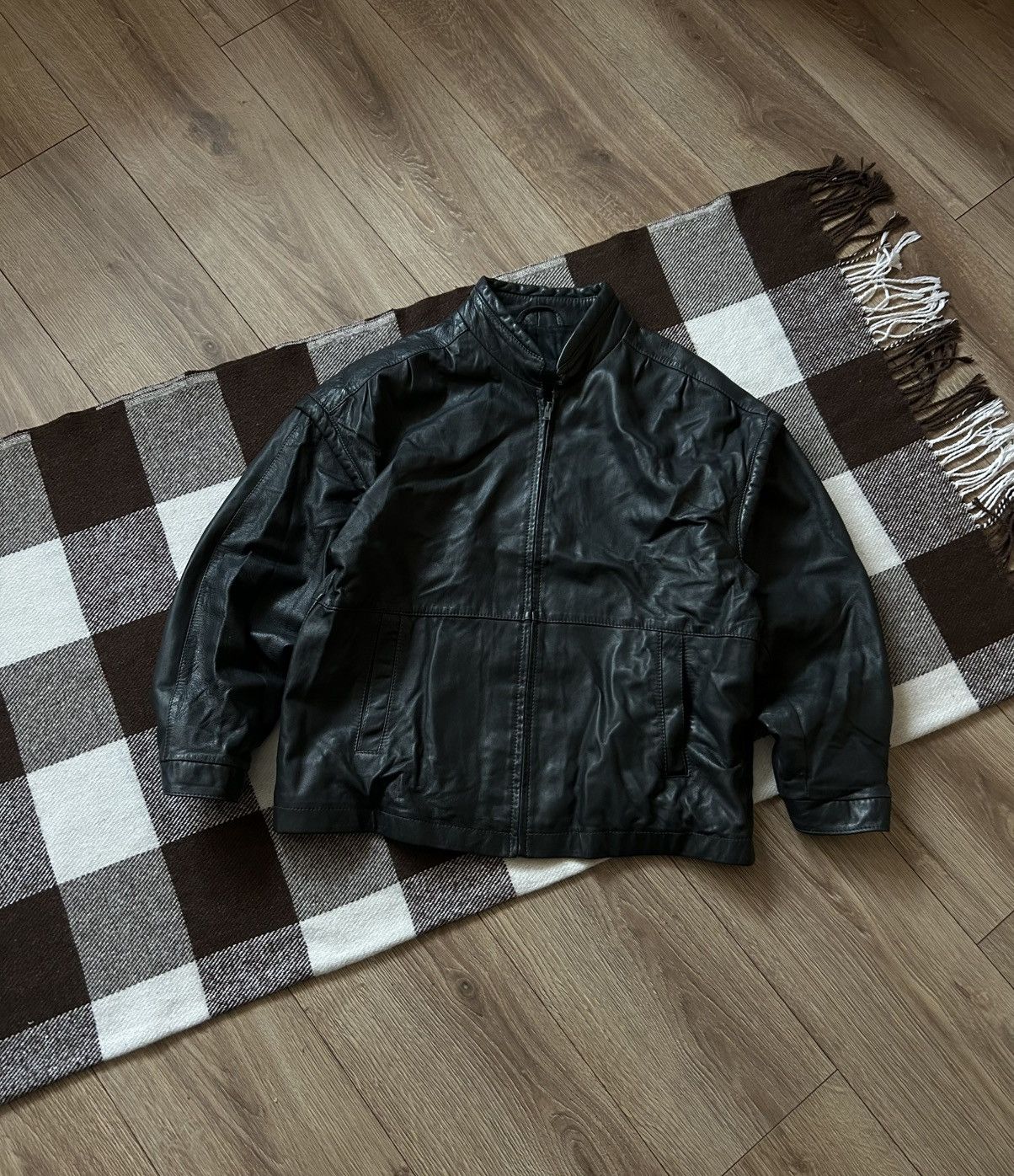 Genuine Leather × Vintage Vintage Methineu leather jacket made in finland genuine Size US S / EU 44-46 / 1 - 1 Thumbnail