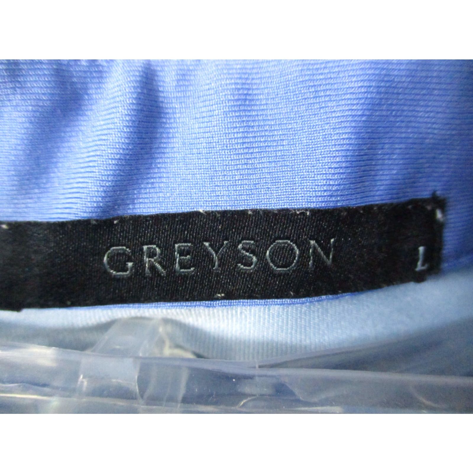 Vintage Greyson Shirt Men L Blue Polo Golf Wolf Logo Club Short Sleeve Size US L / EU 52-54 / 3 - 6 Thumbnail