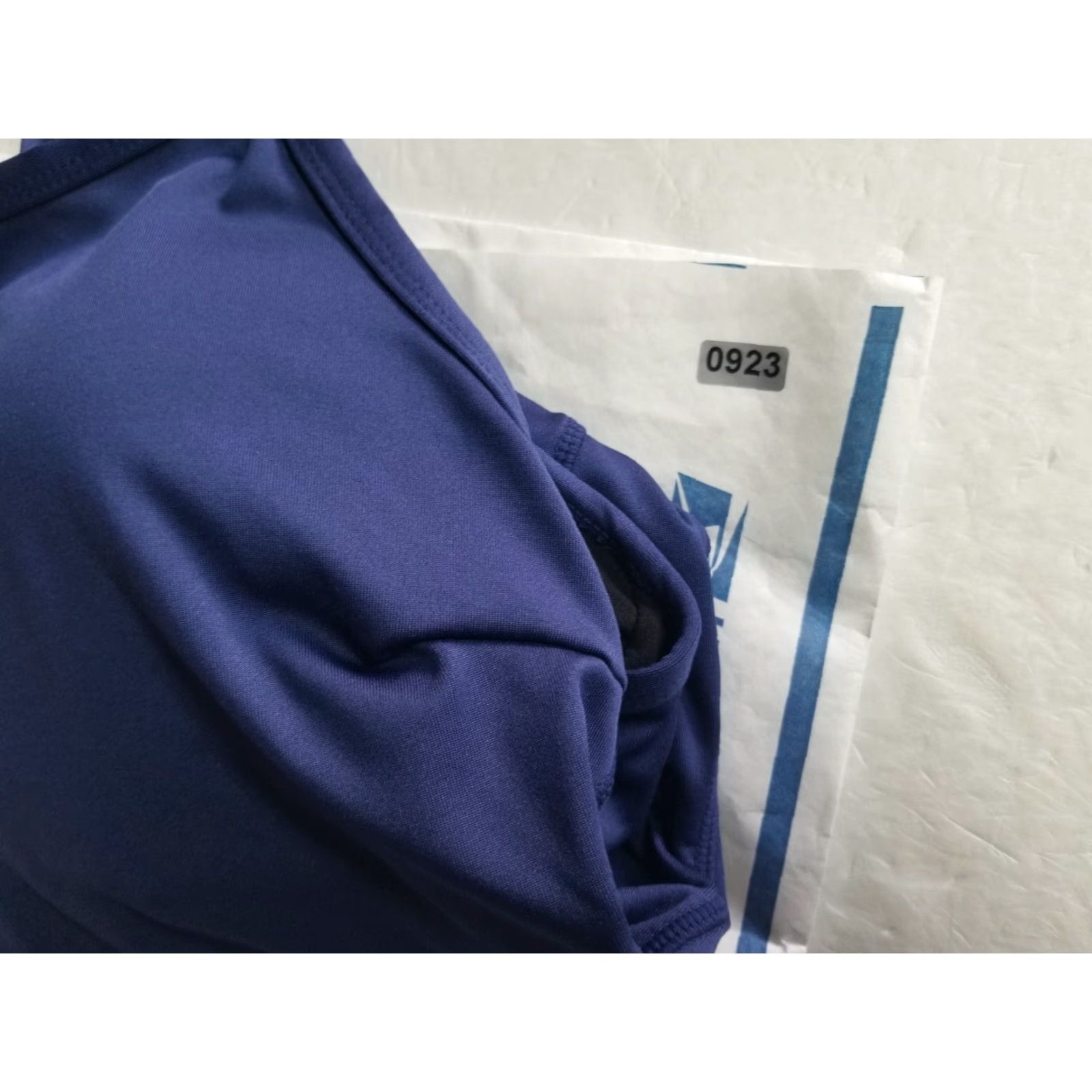 Vintage BALEAF athletic training adjustable strap one piece swimsuit blue size 32 Ladies One Piece Swimsuit Sports Racerback, Blue, 32 Size ONE SIZE - 7 Thumbnail
