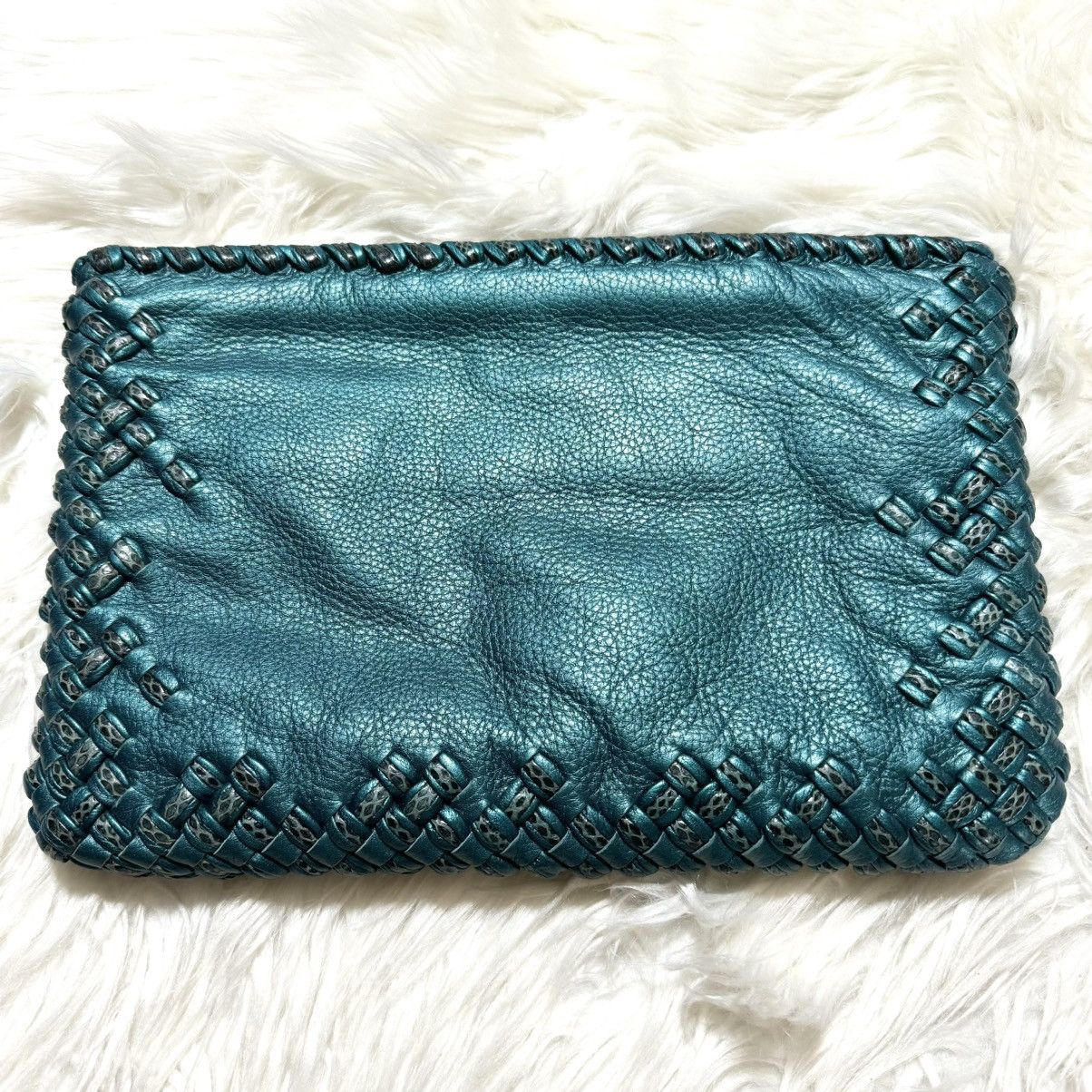 Bottega Veneta top-grade line runway Bottega Veneta leather clutch bag Size ONE SIZE - 7 Thumbnail