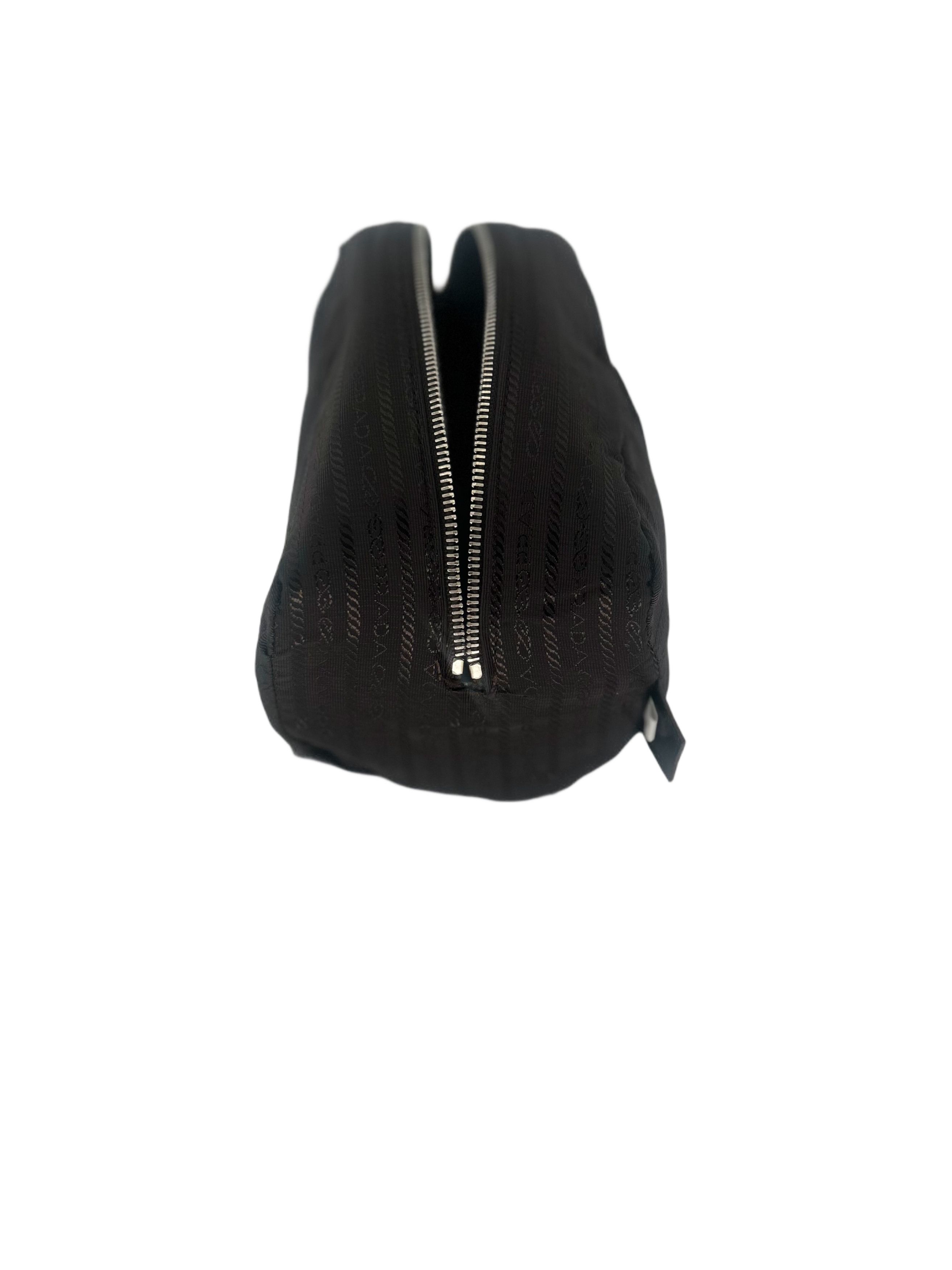 Prada Prada Wash Bag WithEmbroidered / Royal Crest With Leather D Size ONE SIZE - 8 Thumbnail