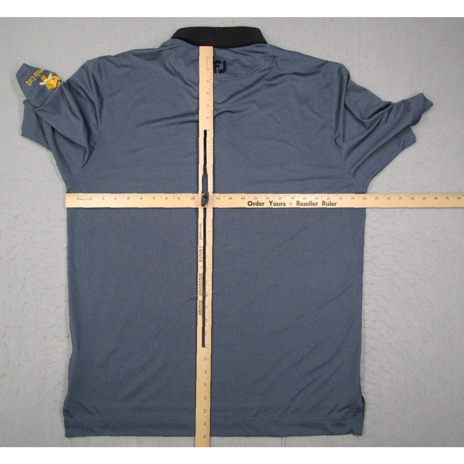 Footjoy FootJoy Shirt Mens Large Blue Check Golf Performance Polo 2020 Legends Cup Size US L / EU 52-54 / 3 - 6 Thumbnail