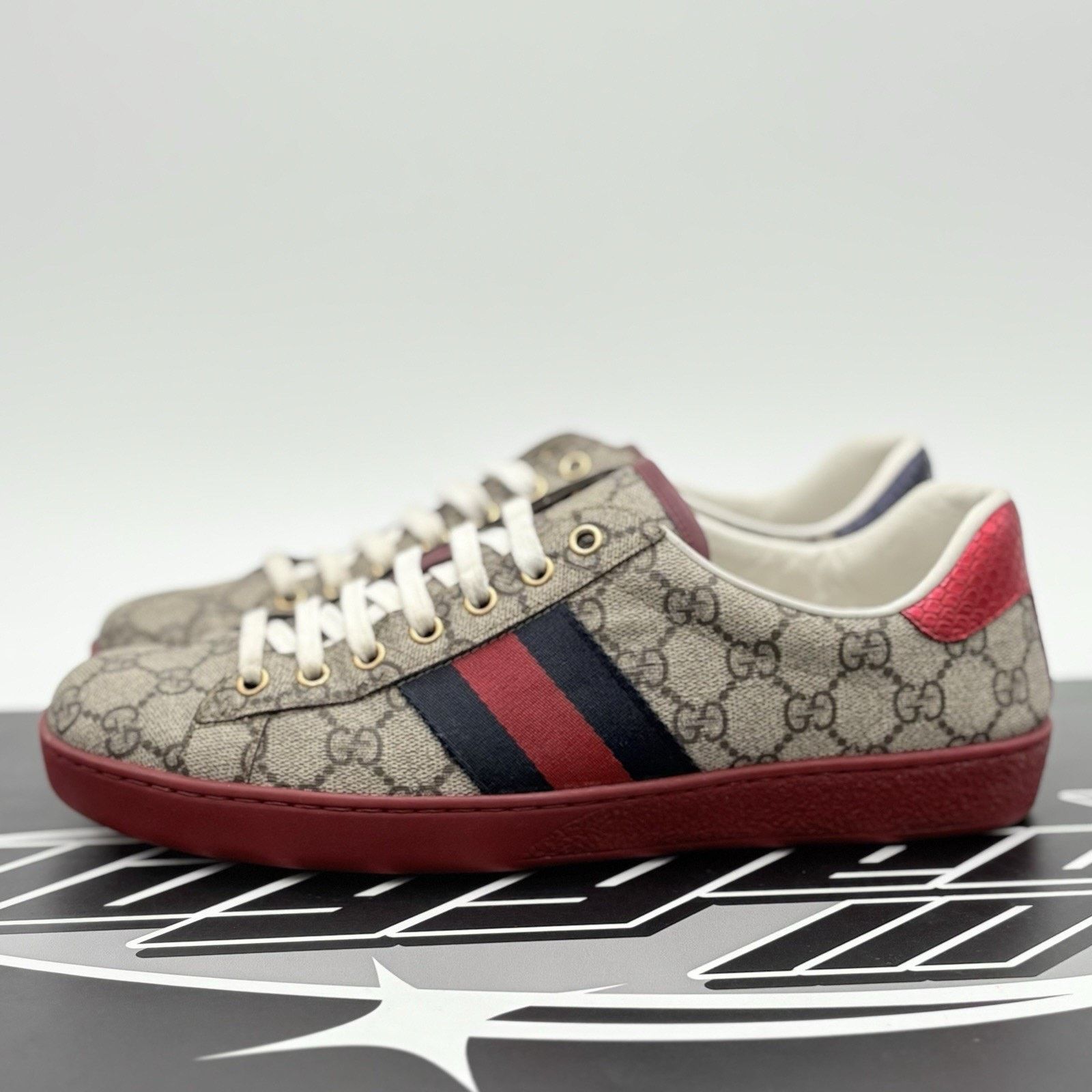 Gucci Gucci Ace GG Supreme ' Beige ' | GREAT CONDITION! Size US 8.5 / EU 41-42 - 1 Thumbnail