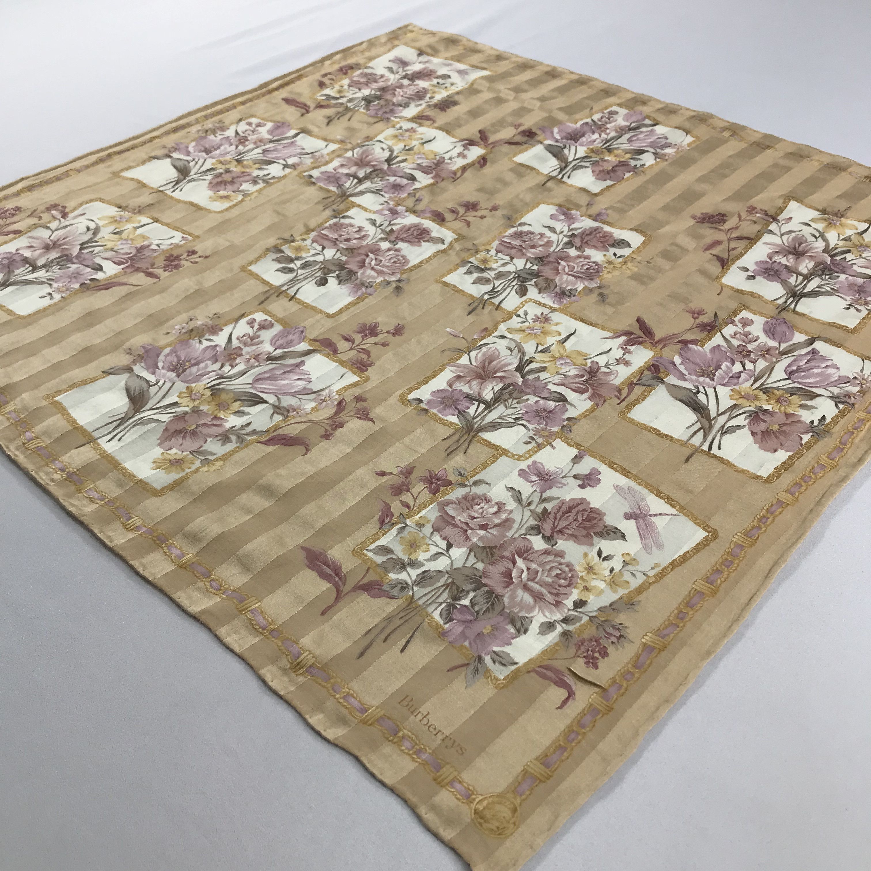 Burberry × Vintage Burberry Bandana / Handkerchief / Neckerchief - S1983 Size ONE SIZE - 2 Thumbnail