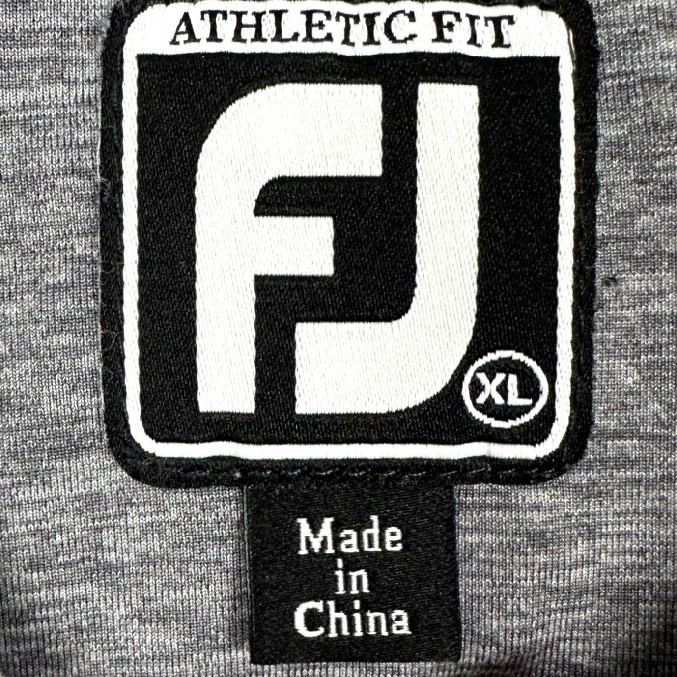 Footjoy FootJoy Polo Shirt XL Gray Heather Athletic Fit Golf Short Sleeve Collared Logo 1928 Mens Size US XL / EU 56 / 4 - 4 Thumbnail