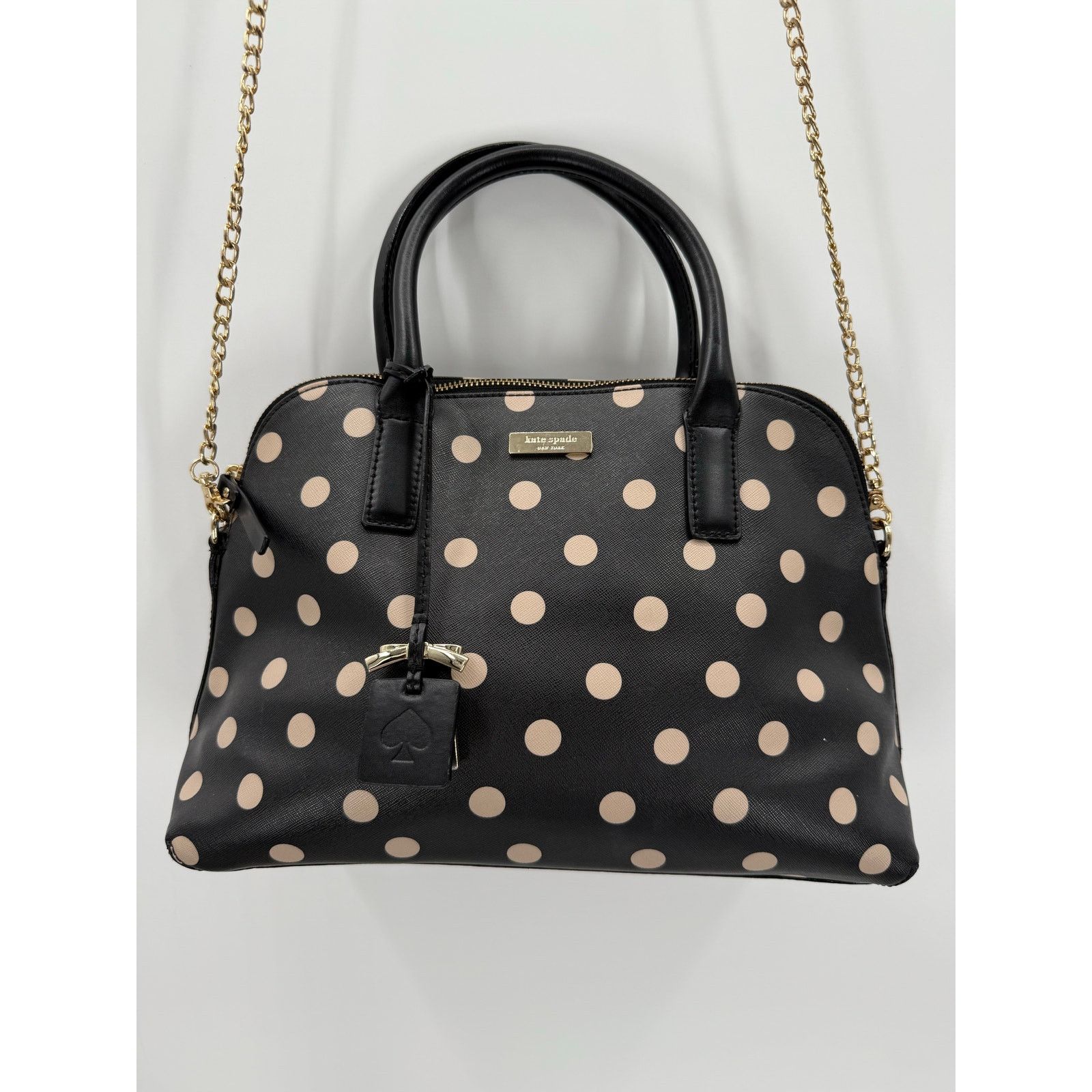 Kate Spade Kate Spade Rachelle Wellesley Polka Dot Satchel Crossbody Size ONE SIZE - 16 Thumbnail