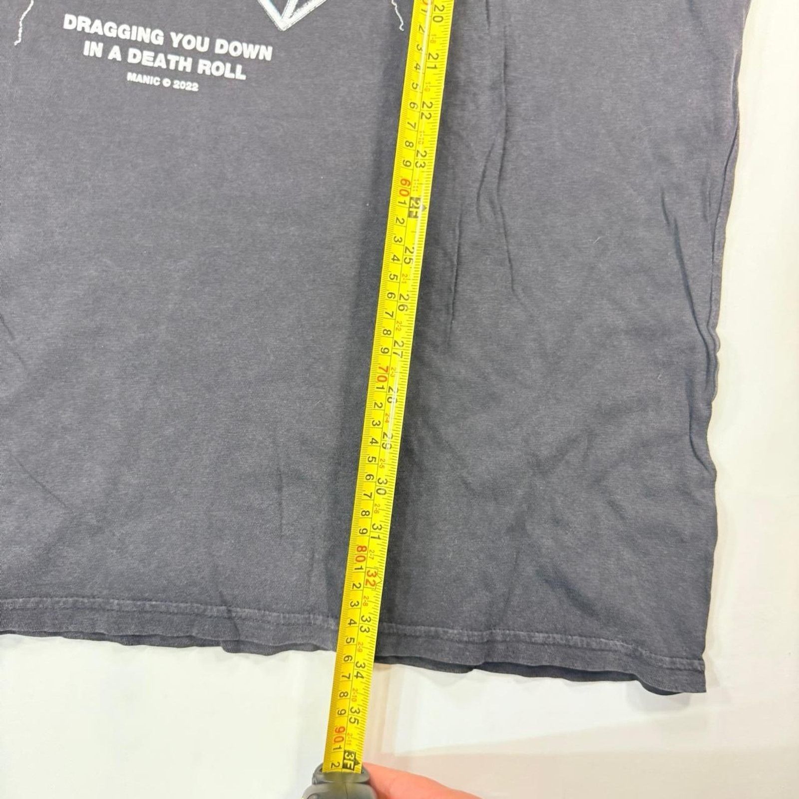 Comfort Colors Wage War “Dragging you down in a deathroll” Heavy Metal Tee Size US XXL / EU 58 / 5 - 3 Thumbnail
