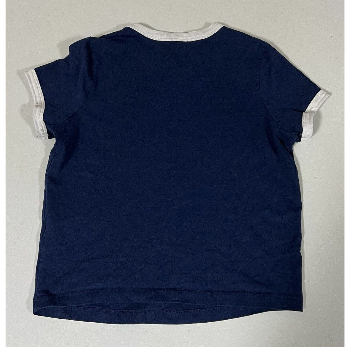 Garage Garage Navy Blue ‘London’ Graphic Ringer Tee Shirt Top XS 💙✨ Size XS / US 0-2 / IT 36-38 - 4 Thumbnail