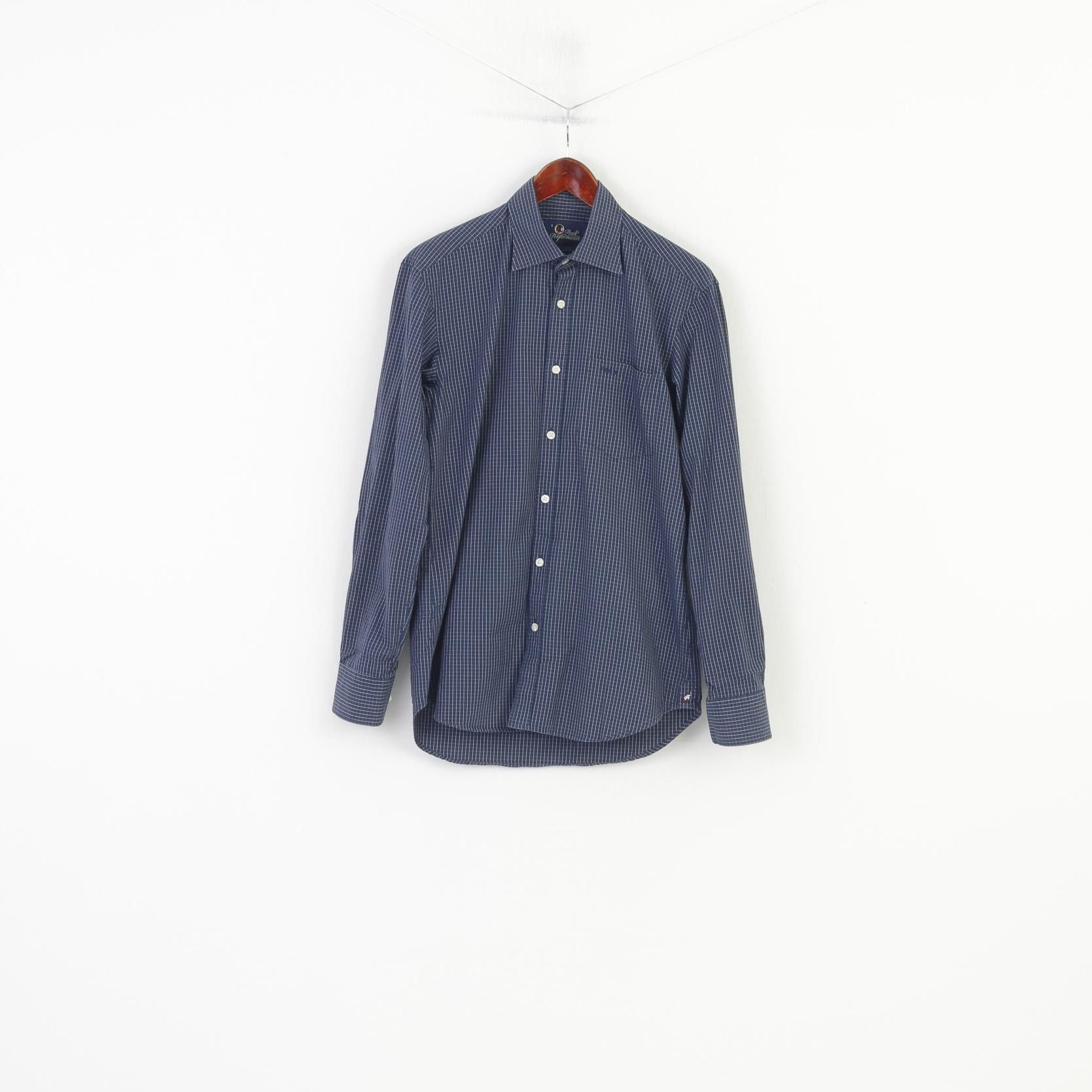 Peak Performance Peak Performance Men S Casual Shirt Blue Cotton 11172 Size US S / EU 44-46 / 1 - 2 Thumbnail