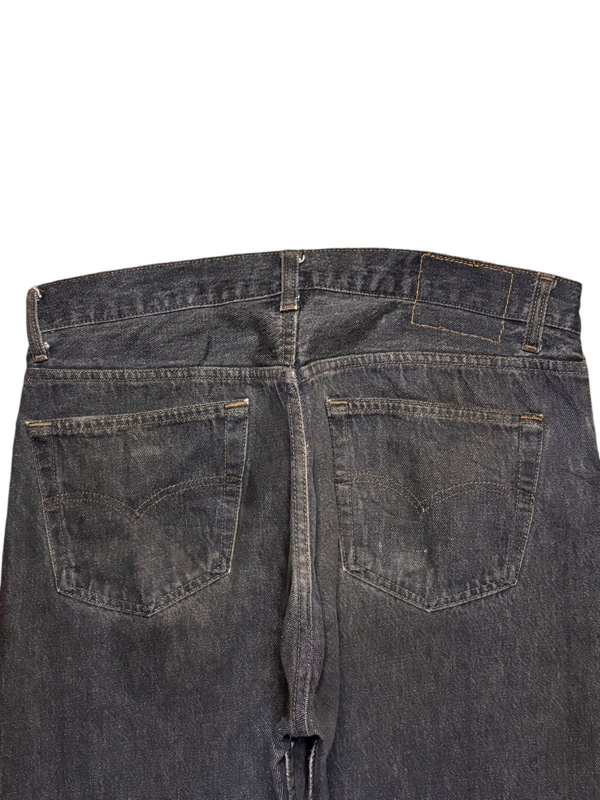 Vintage 90s Levis 501 Black Distressed Loose Jeans