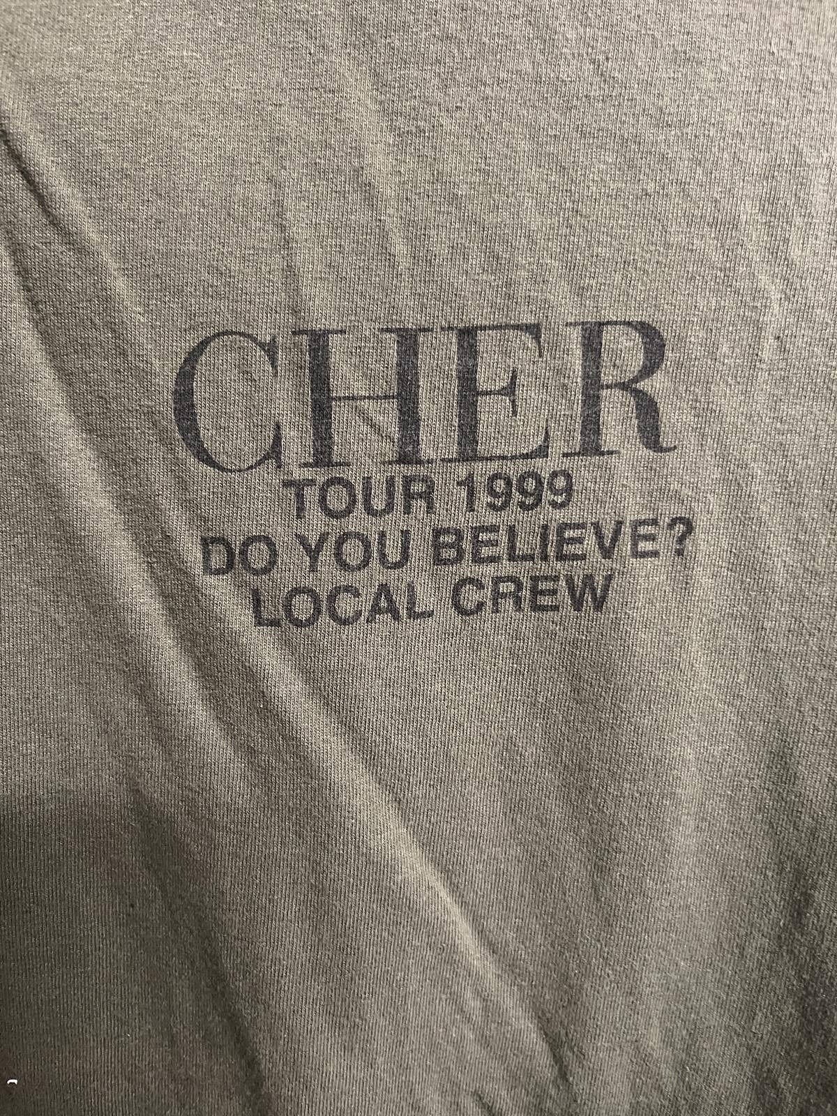 Anvil Vintage Cher T-shirt Do You Believe Tour 1999 Local Crew XL Size US XL / EU 56 / 4 - 3 Thumbnail