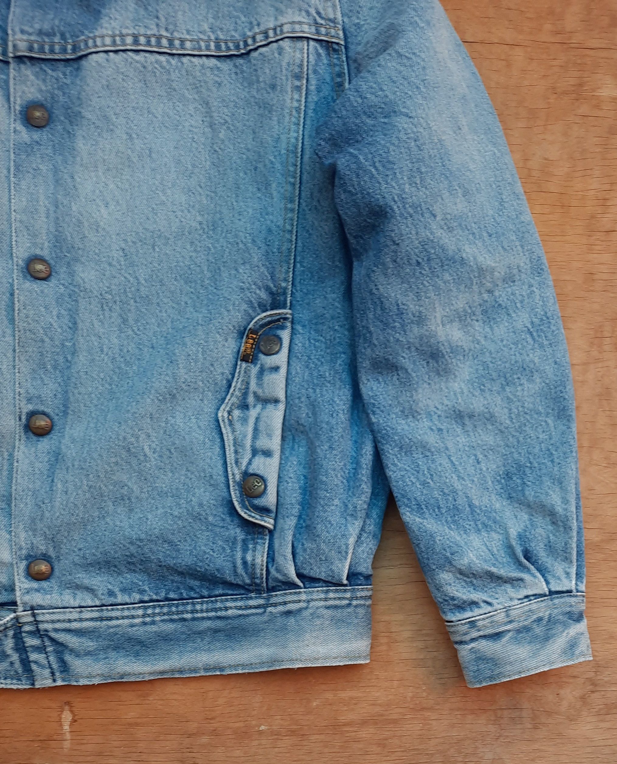 Lee Lee Vintage Denim Motorcycle Sherpa Jacket Belted style Size US M / EU 48-50 / 2 - 8 Thumbnail