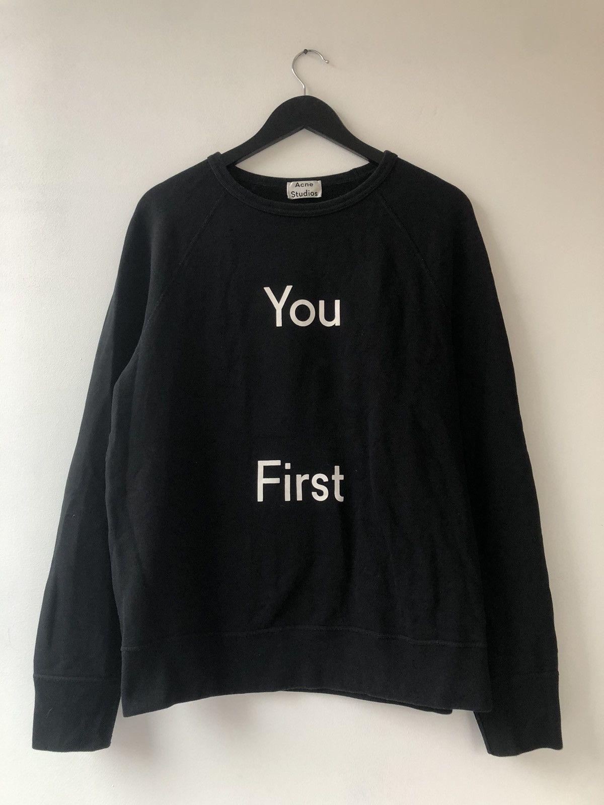 Iconic sweatshirt acne best sale