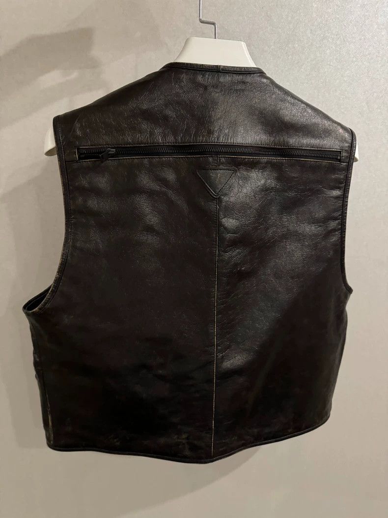 Prada Prada Full leather tactical vest 2501-Nextarrow Size US M / EU 48-50 / 2 - 2 Thumbnail