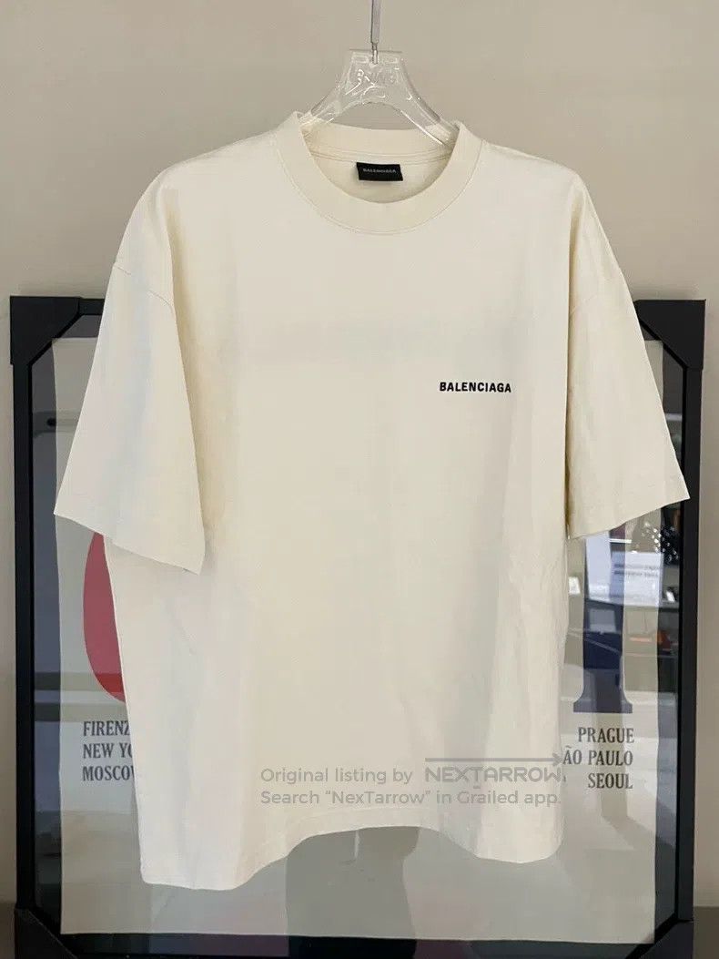 Balenciaga Balenciaga Letter Logo Printed Crew Neck Short Sleeve T-Sh Size US XS / EU 42 / 0 - 1 Thumbnail